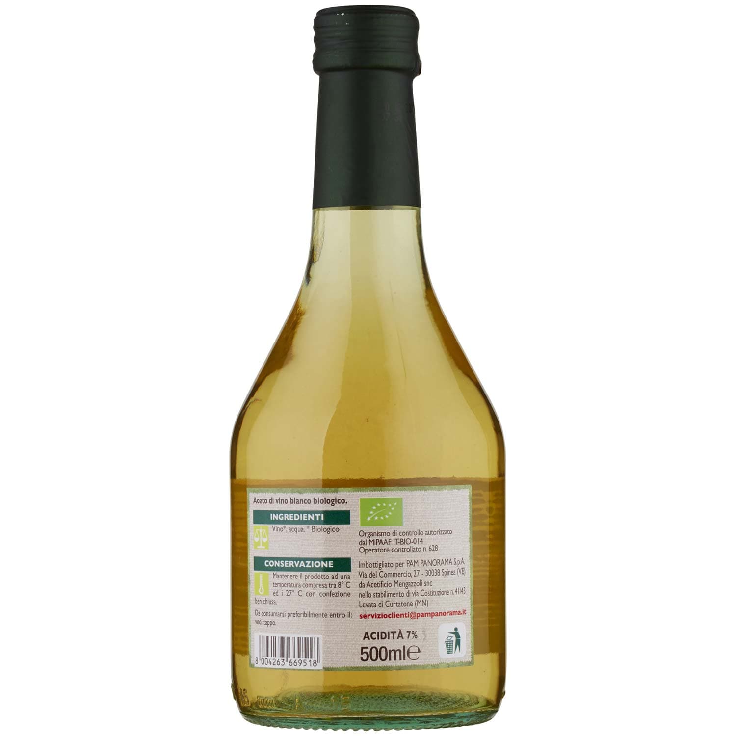 BIO Aceto di vino bianco 500 ml – immagine 4
