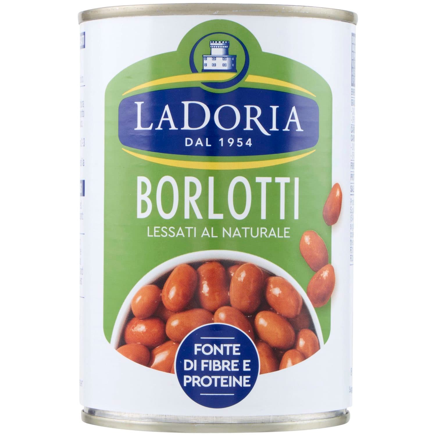 La Doria Borlotti Lessati al Naturale 400 g – immagine 2