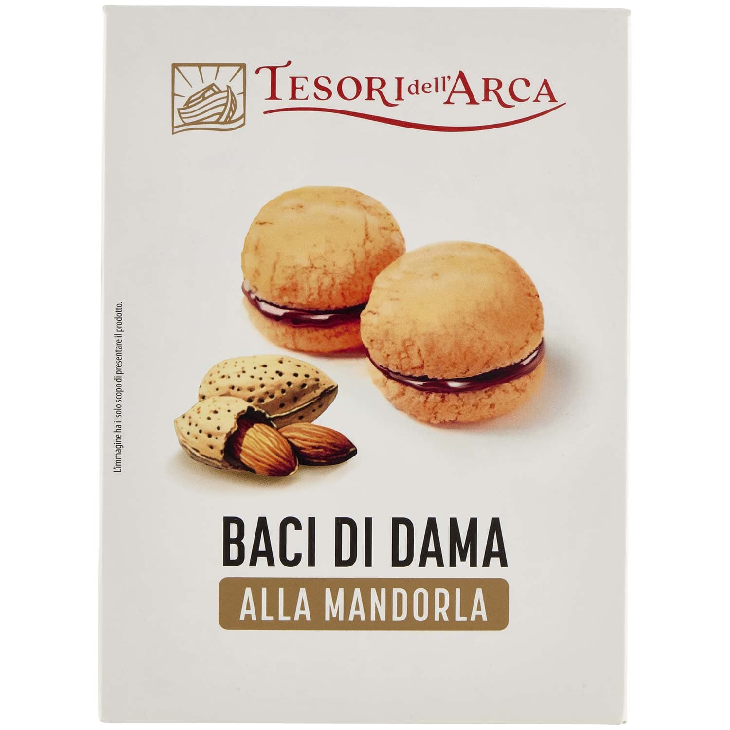 Tesori dell'arca baci di dama alla mandorla 150 g – immagine 2