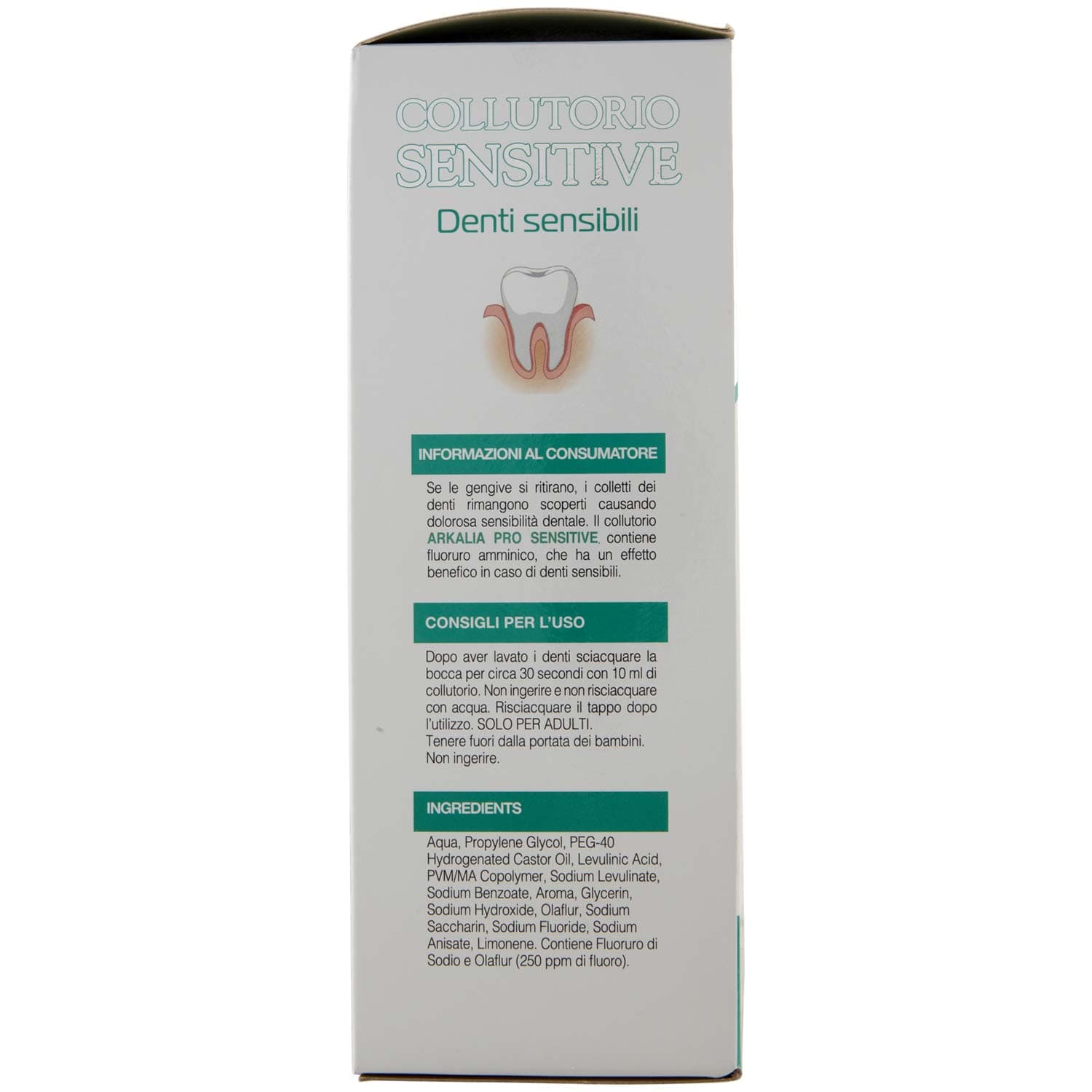 ARKALIA PRO Collutorio Sensitive Denti sensibili 500 ml – immagine 3