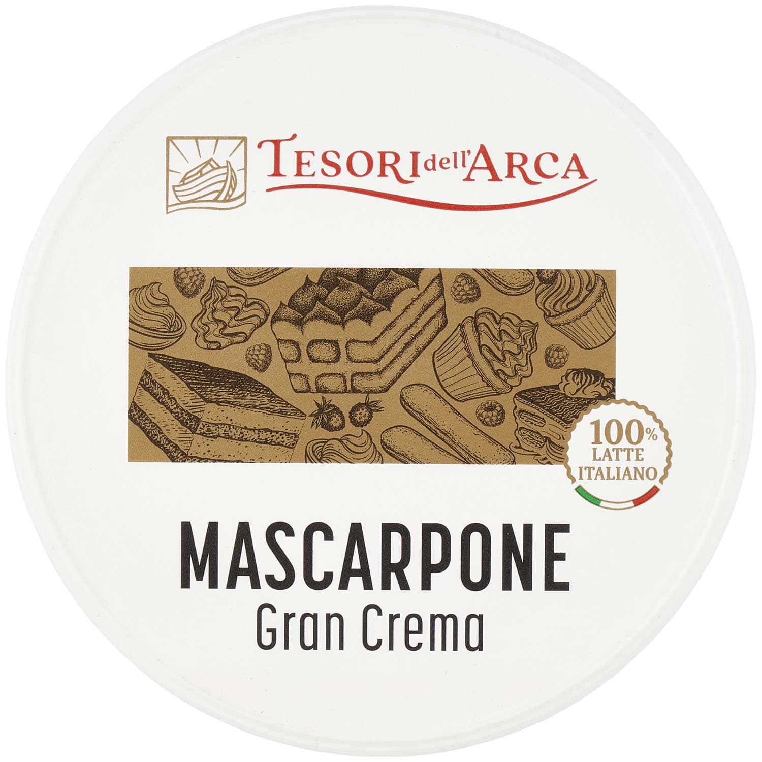 TESORI DELL'ARCA Mascarpone Gran Crema 250 g – immagine 2