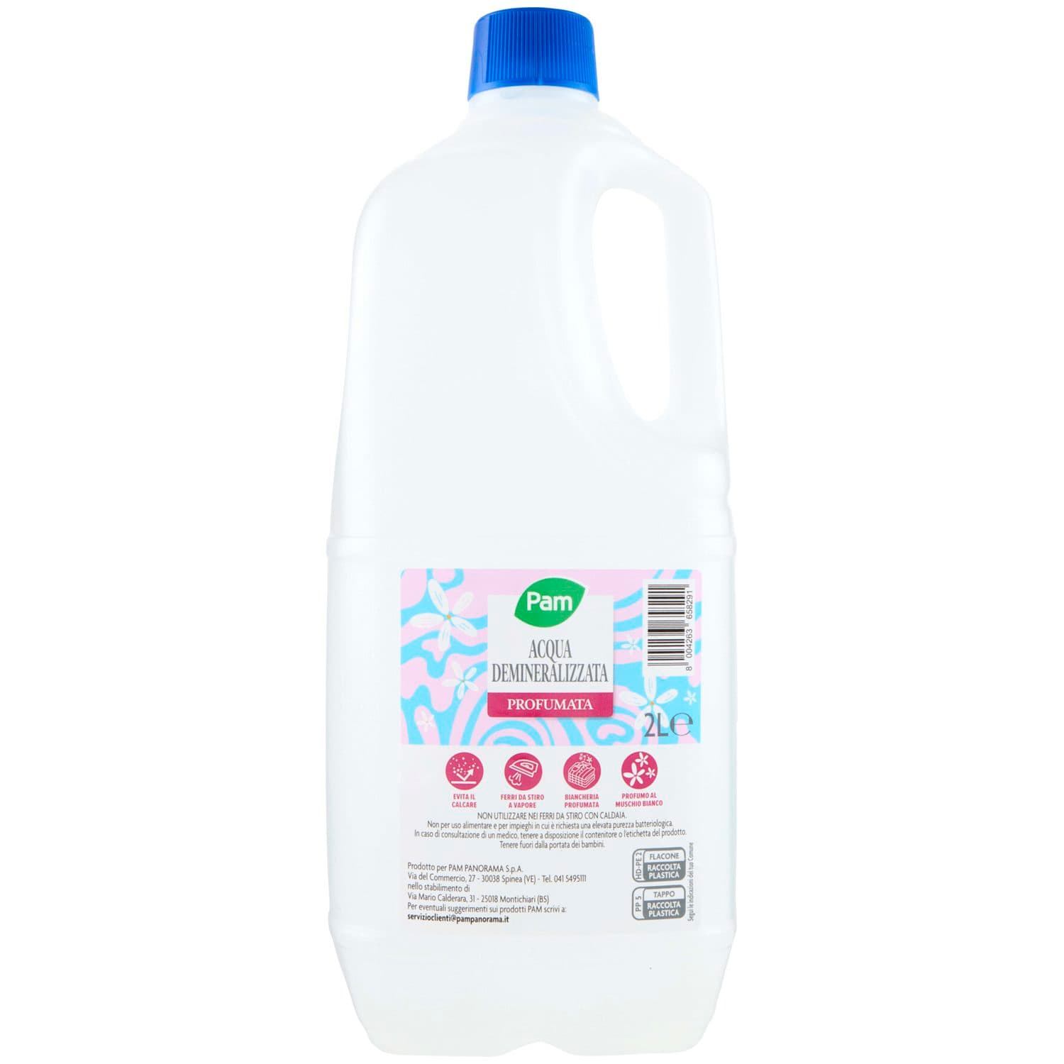 PAM PANORAMA Acqua demineralizzata profumata al muschio bianco 2 litri – immagine 2