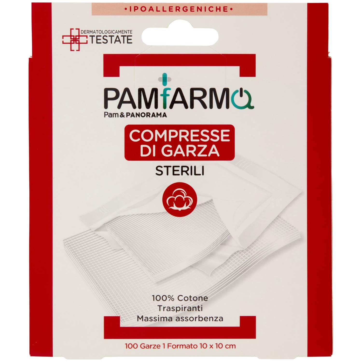 PAM PANORAMA Compresse di Garza 1 Formato 100 pz – immagine 2