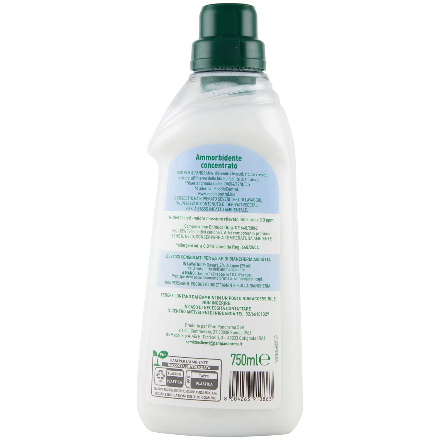 ECO Ammorbidente concentrato fiori bianchi 750 ml – immagine 4