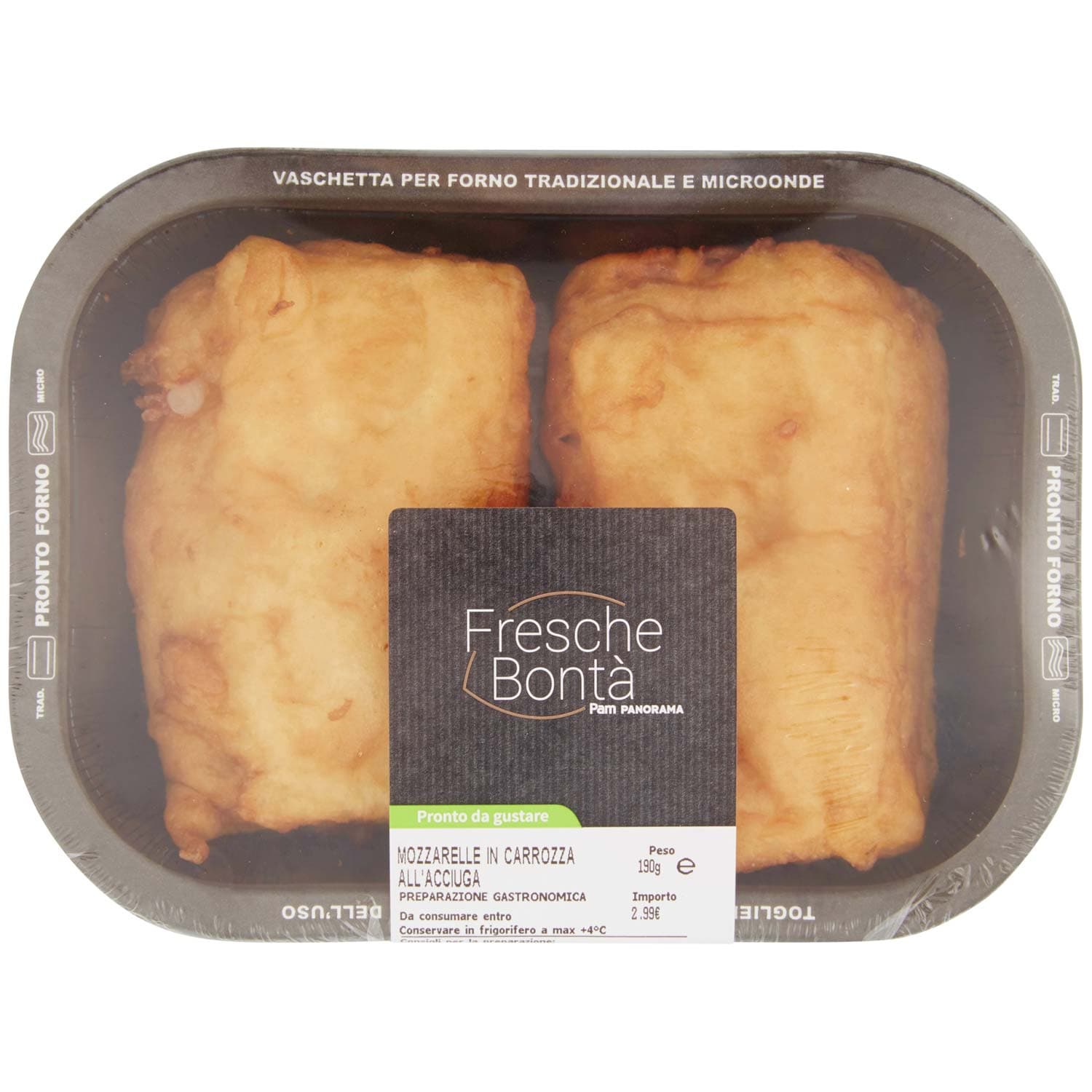 FRESCHE BONTÁ Mozzarelle in Carrozza all'Acciuga 190 g – immagine 2