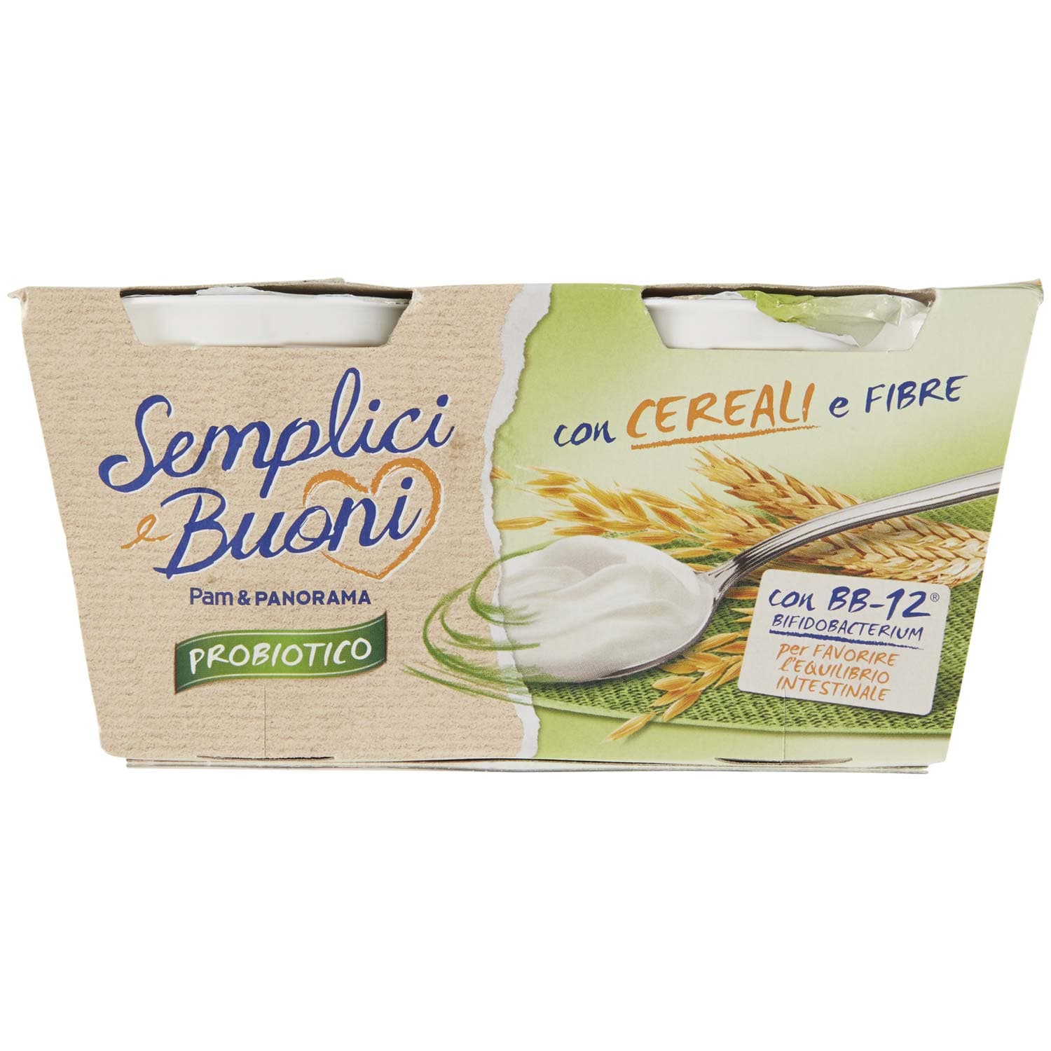 SEMPLICI E BUONI Probiotico con Cereali e Fibre 250g (2x125g) – immagine 2