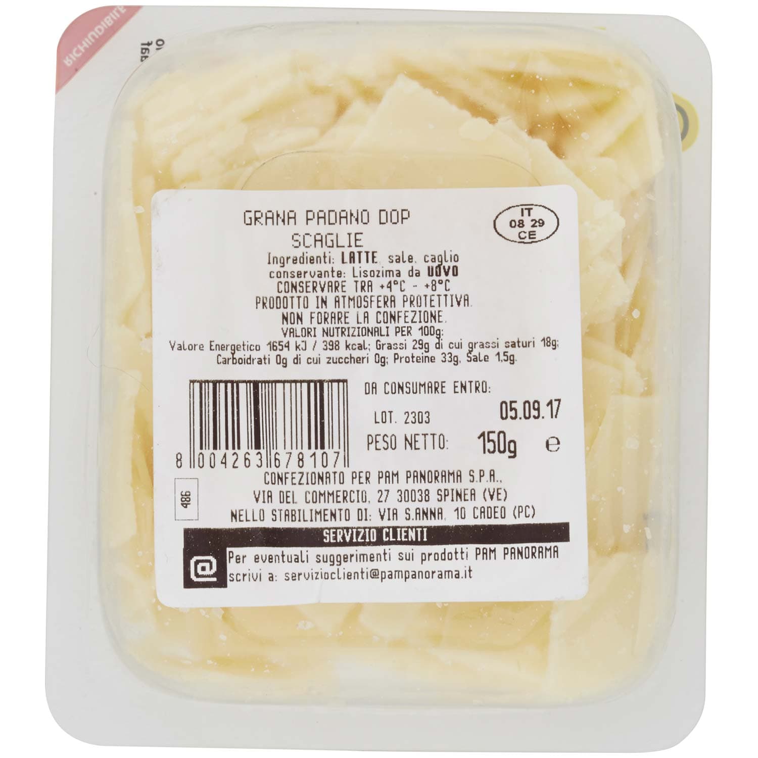 PAM PANORAMA Grana Padano DOP Scaglie 150 g – immagine 4