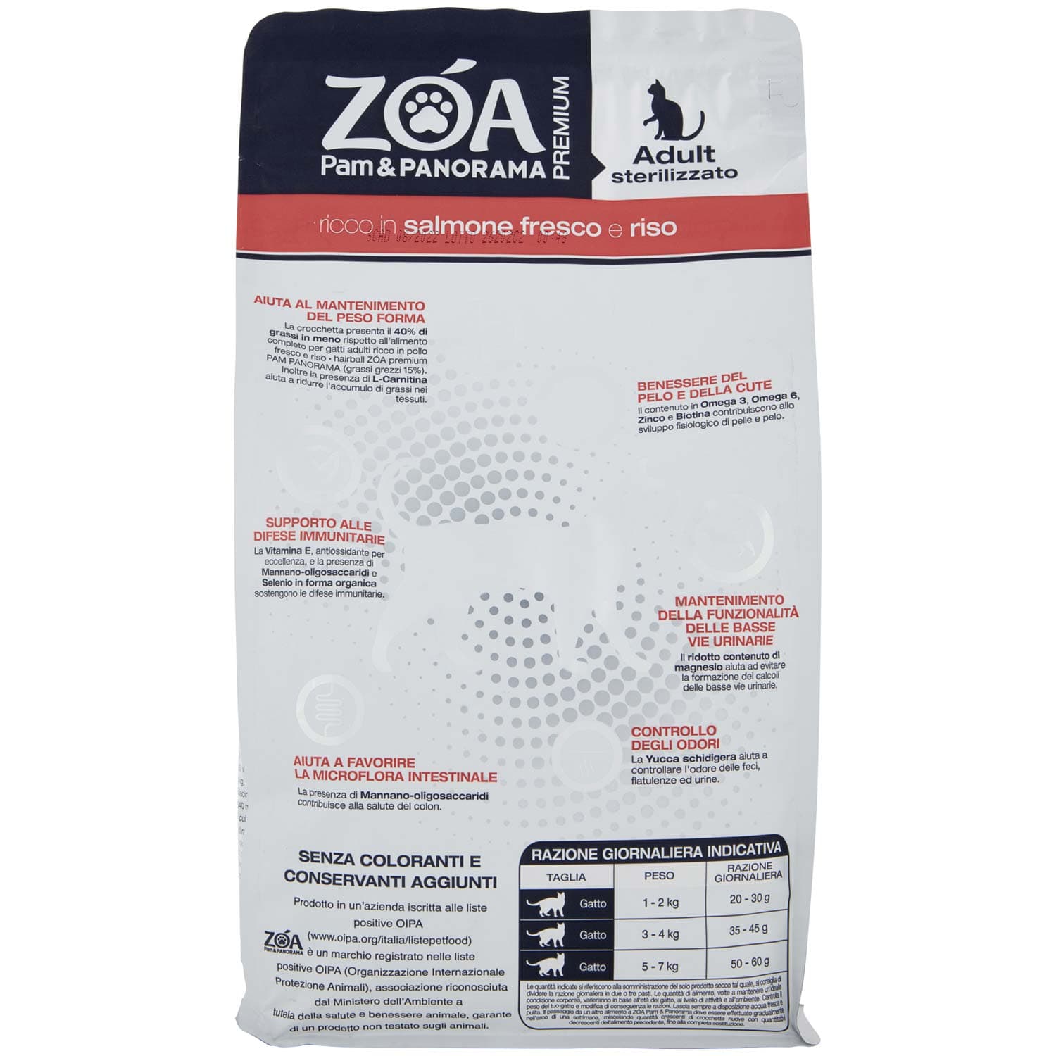 ZOA PREMIUM Adult sterilizzato ricco in salmone fresco e riso 1,5 kg – immagine 4