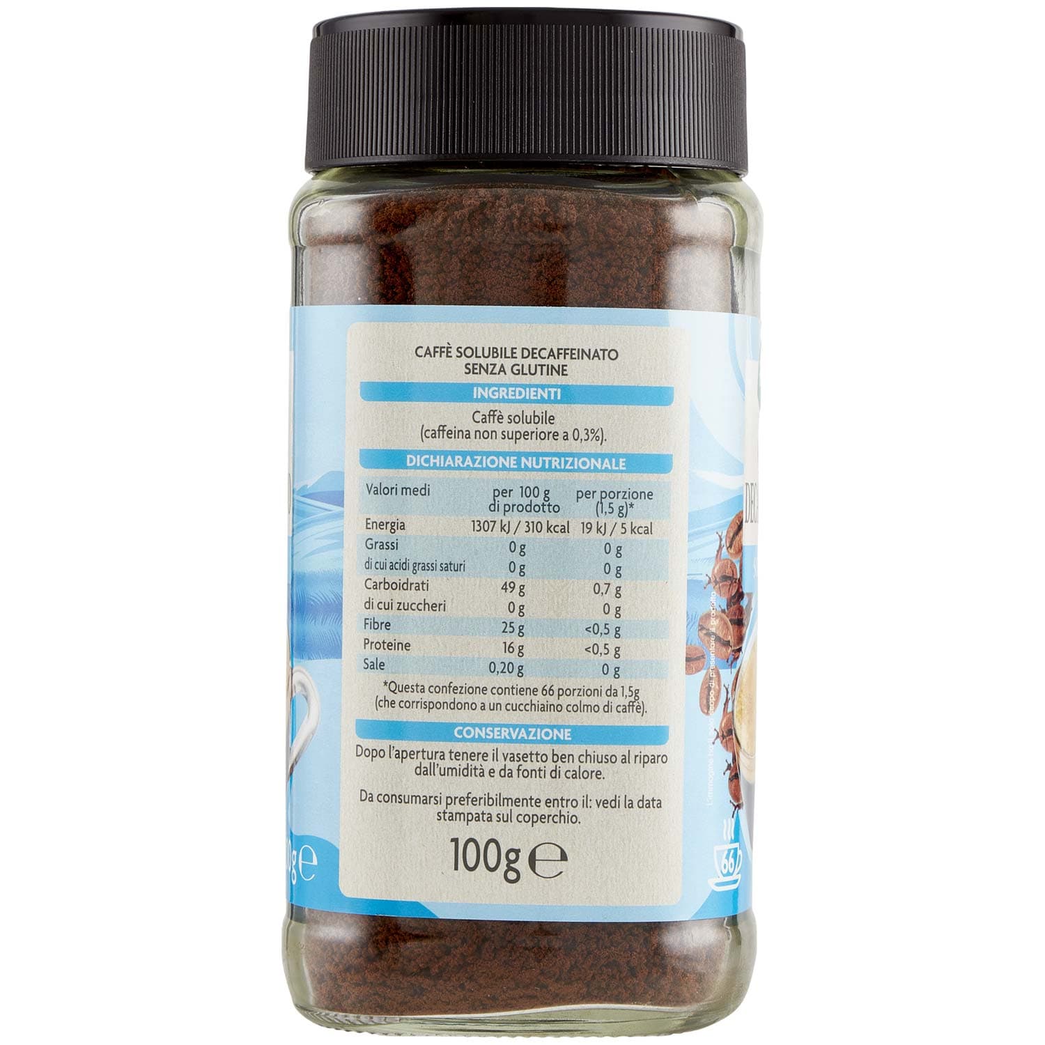 PAM Qualità per te Caffè Solubile decaffeinato 100 g – immagine 5