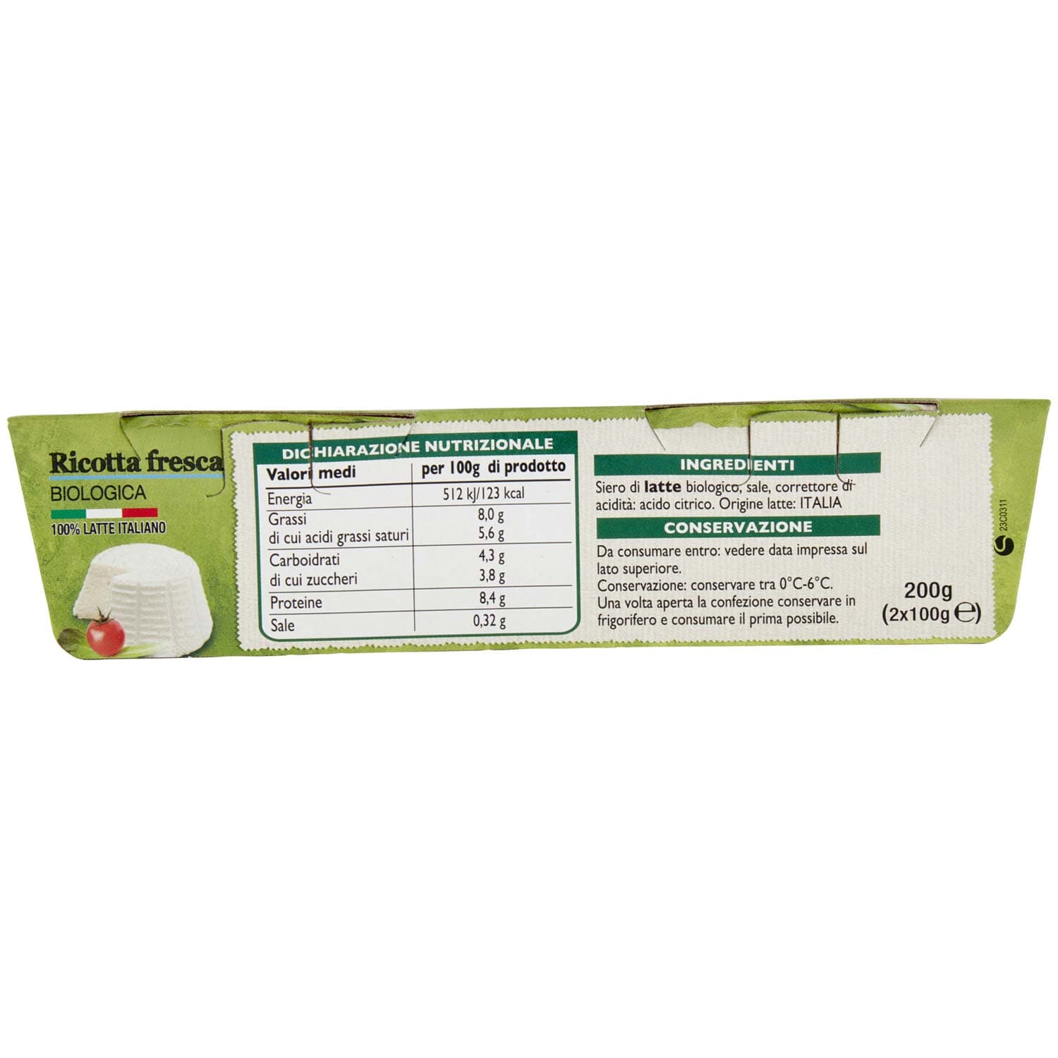 BIO Ricotta fresca 2 x 100 g – immagine 7