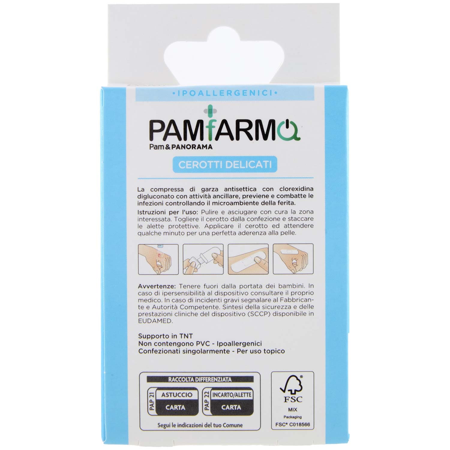 PAM PANORAMA Cerotti Delicati 5 Formati 30 pz – immagine 4