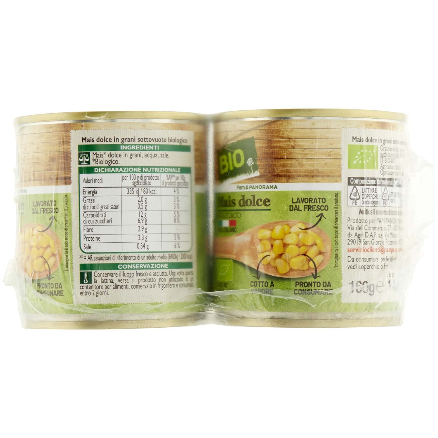 BIO Mais dolce Biologico 2 x 160 g – immagine 4