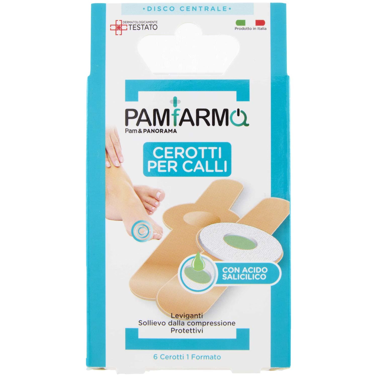 PAM PANORAMA Cerotti per Calli 1 Formato Ø 8 mm int. Ø 20 mm est. 6 pz – immagine 2