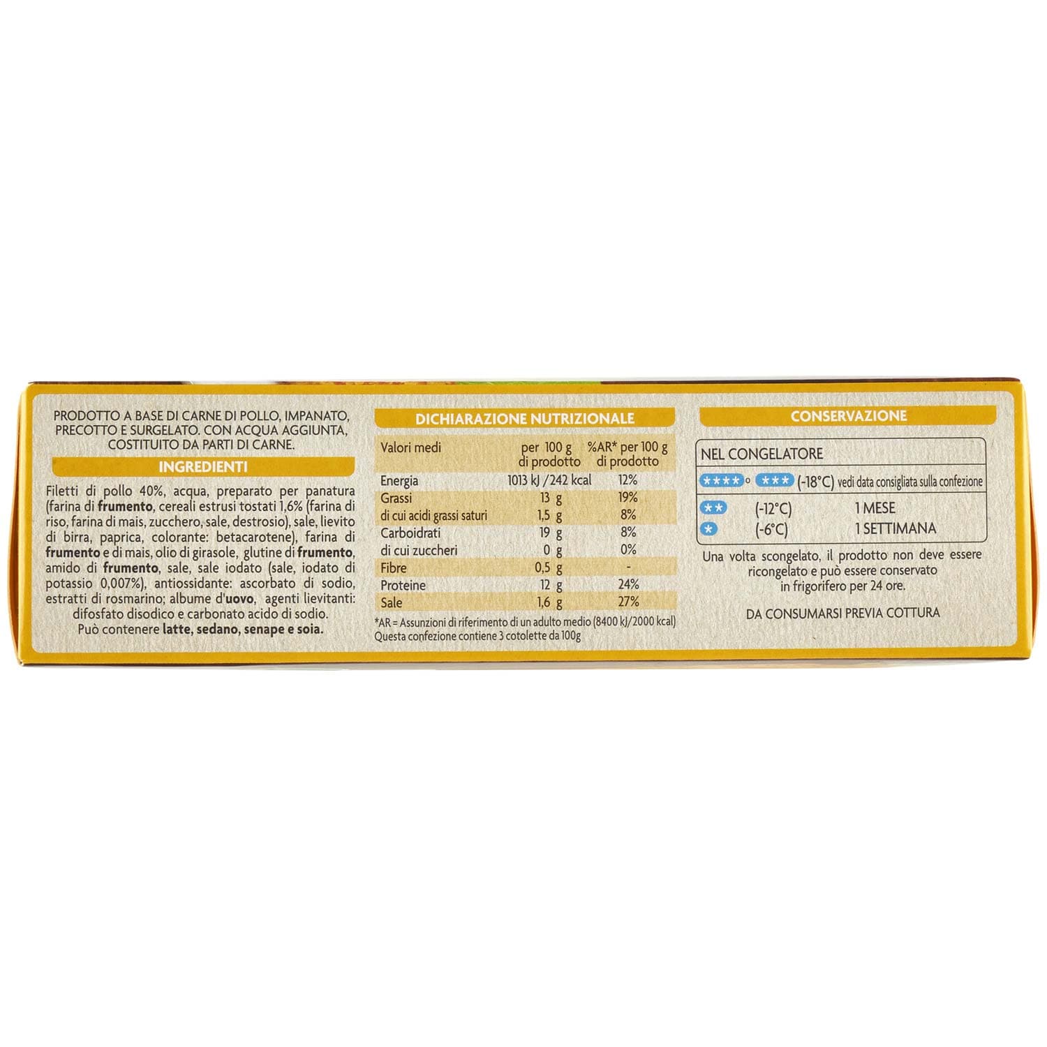 PAM Qualità per te Cotoletta di Pollo croccante surgelate 3 x 100 g – immagine 6