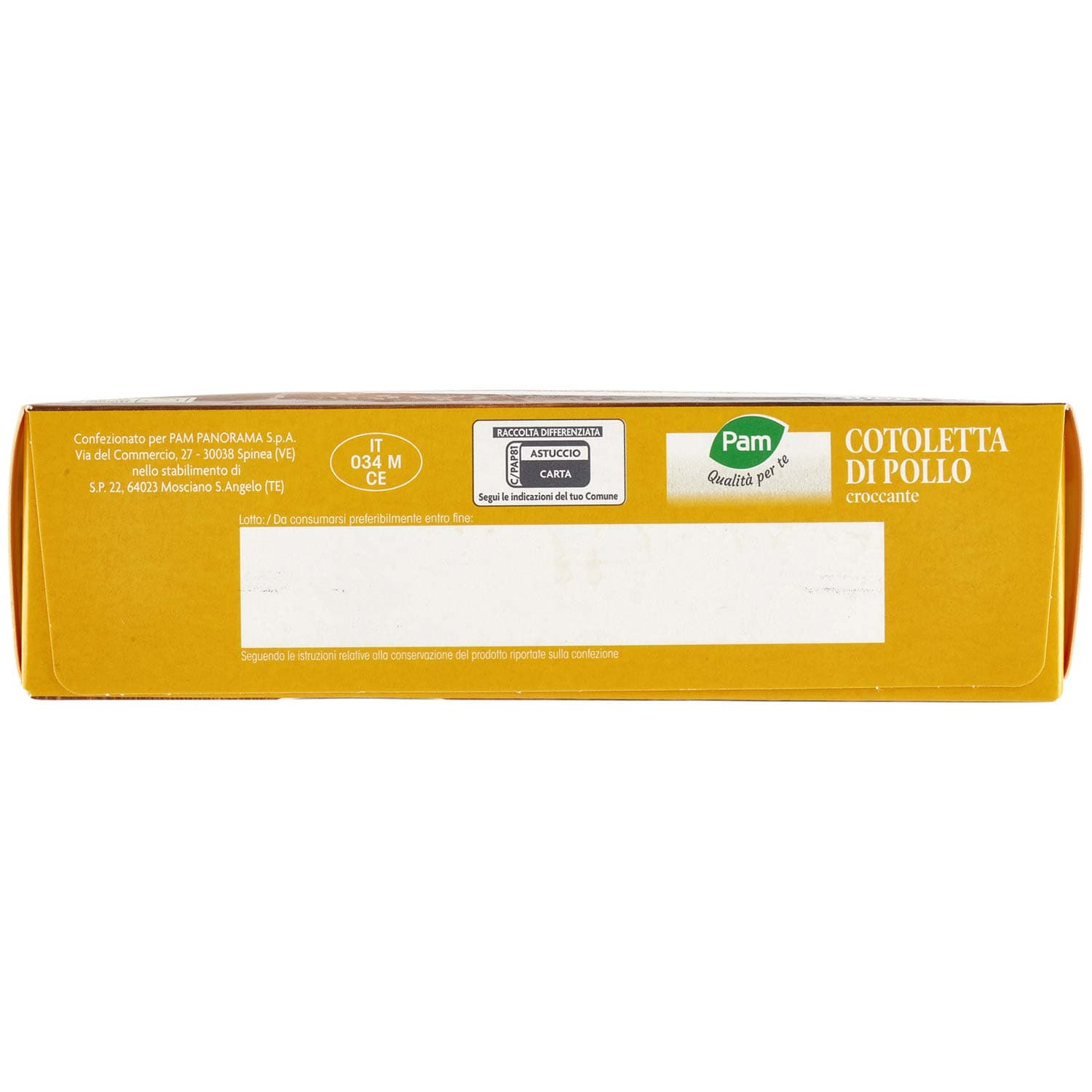 PAM Qualità per te Cotoletta di Pollo croccante surgelate 3 x 100 g – immagine 7