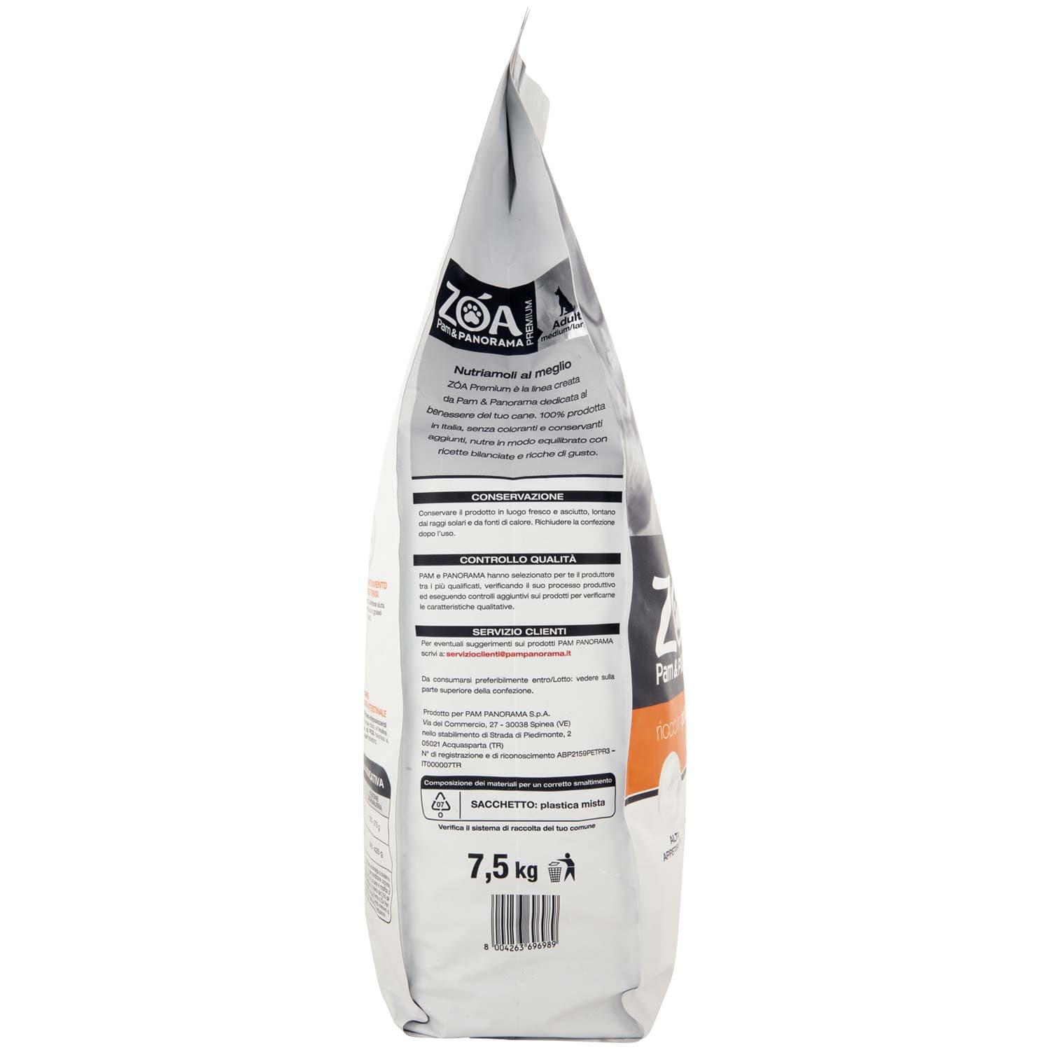 ZOA PREMIUM Adult medium/large ricco in pollo fresco e riso 7,5 kg – immagine 3