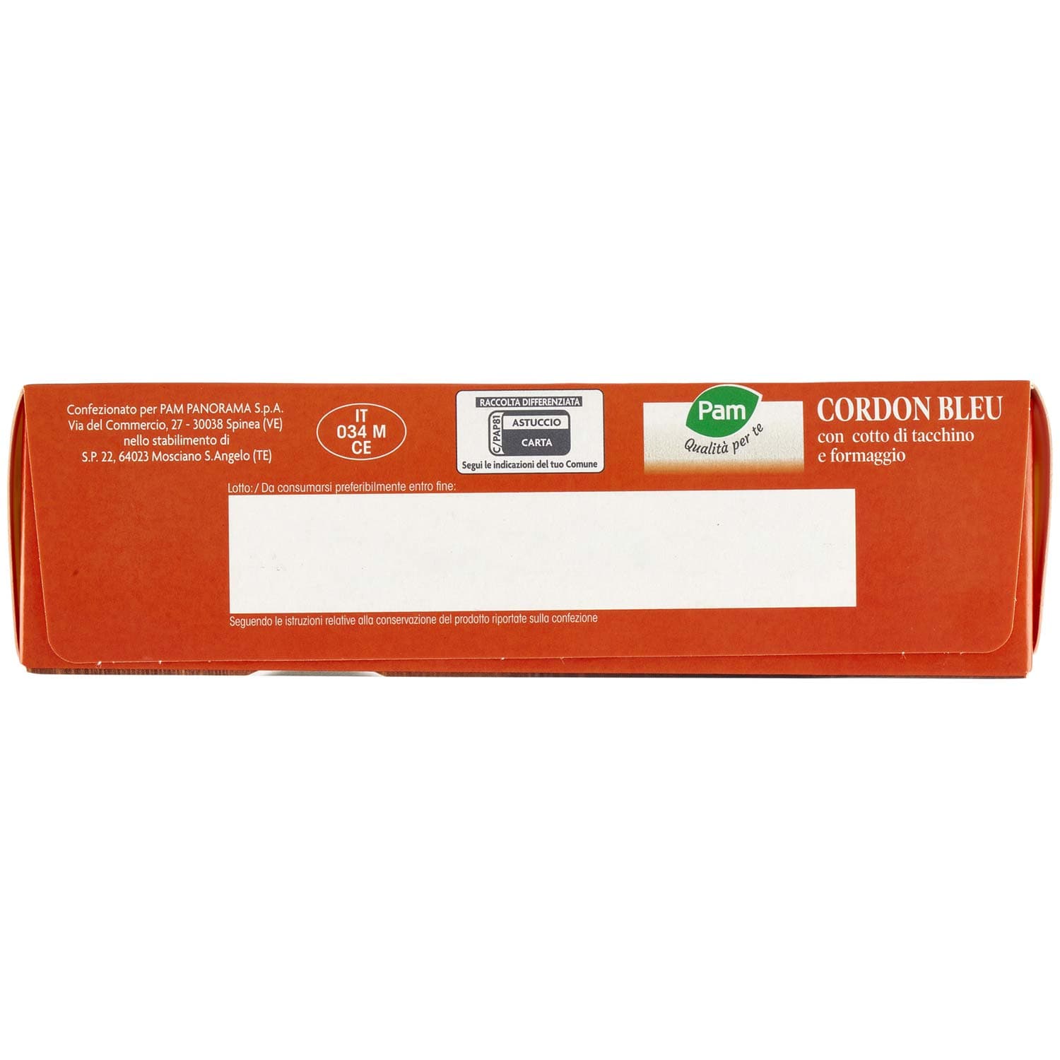 PAM Qualità per te Cordon Bleu con cotto di tacchino e formaggio surgelati 2 x 125 g – immagine 7