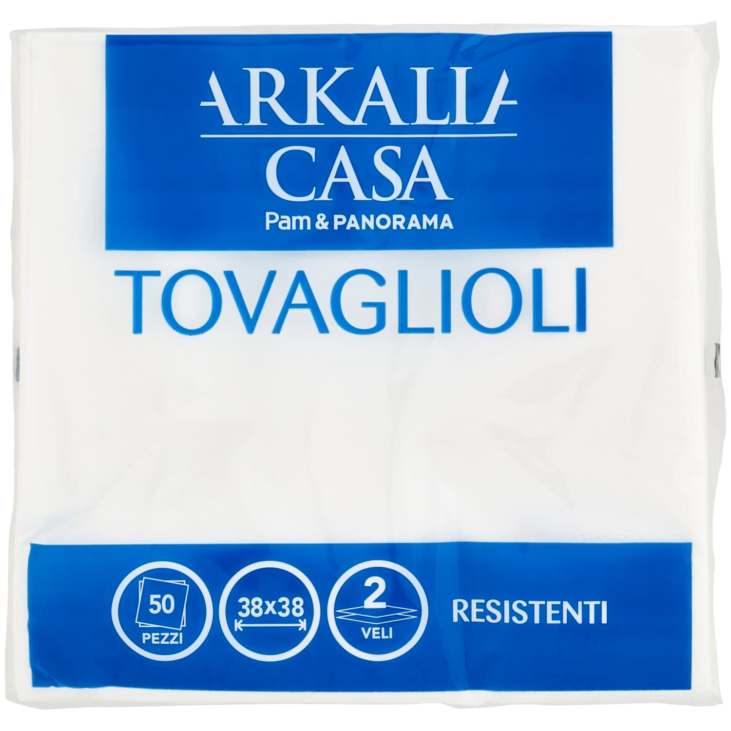 ARKALIA CASA Tovaglioli Resistenti 2 Veli 38x38 50 pz – immagine 2