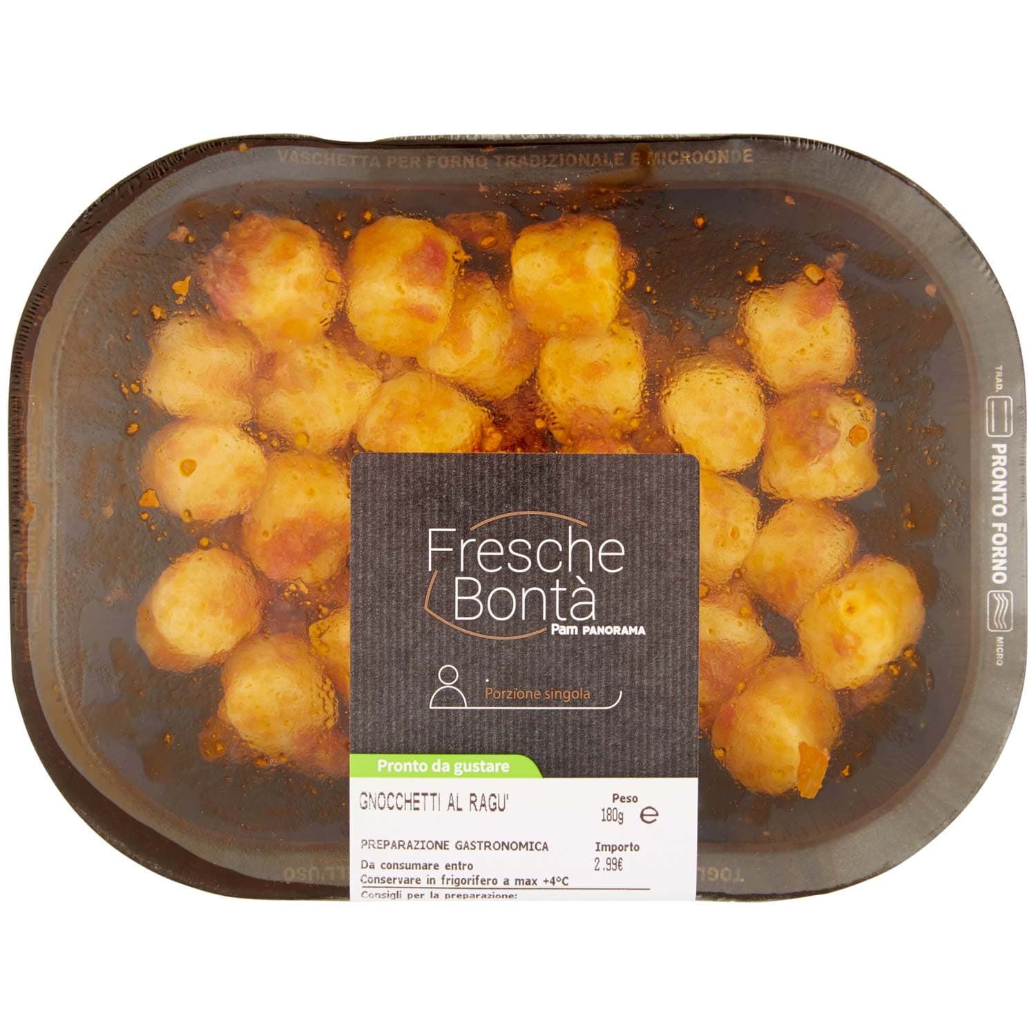 FRESCHE BONTÁ Gnocchetti al Ragù 180 g – immagine 2