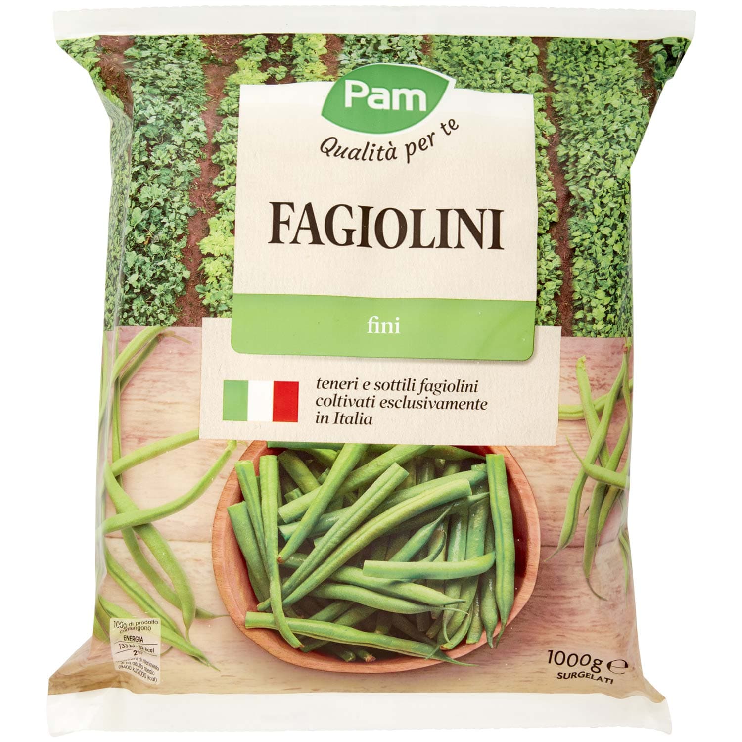 PAM PANORAMA Fagiolini Fini surgelati 1 kg – immagine 2