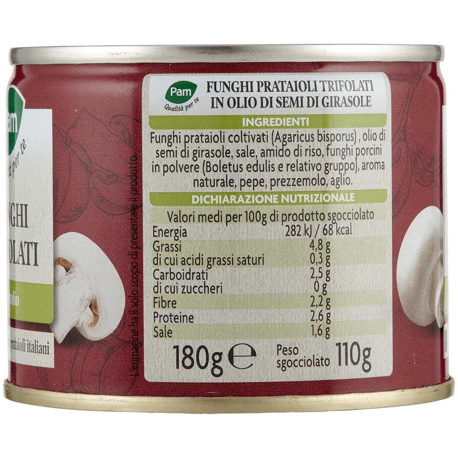 PAM PANORAMA Funghi Prataioli trifolati 180 g – immagine 3