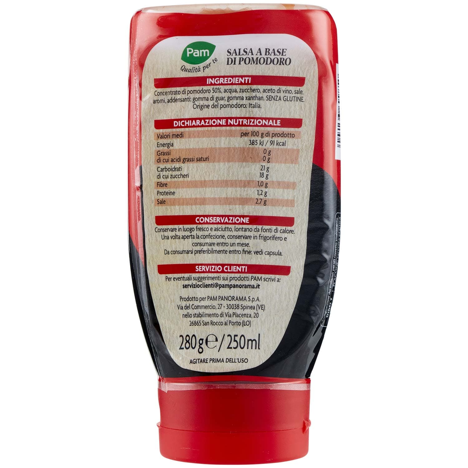 PAM Qualità per te Ketchup 280 g – immagine 4