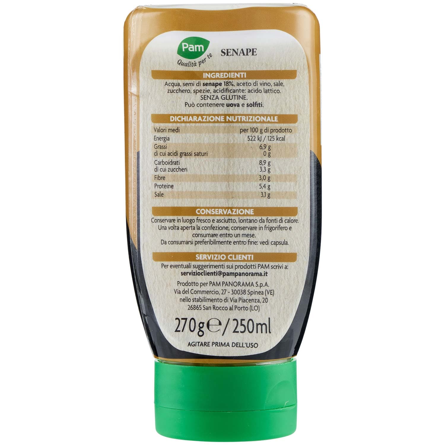 PAM Qualità per te Senape 270 g – immagine 4