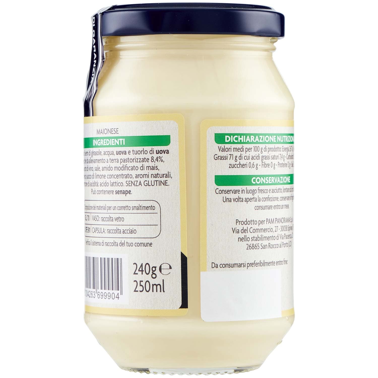 PAM Qualità per te Maionese 240 g – immagine 4
