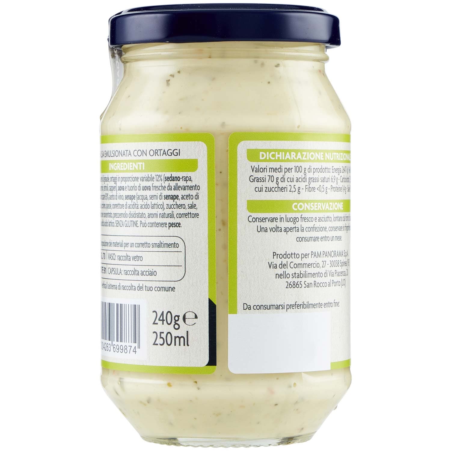 PAM Qualità per te Salsa Tartara 240 g – immagine 4