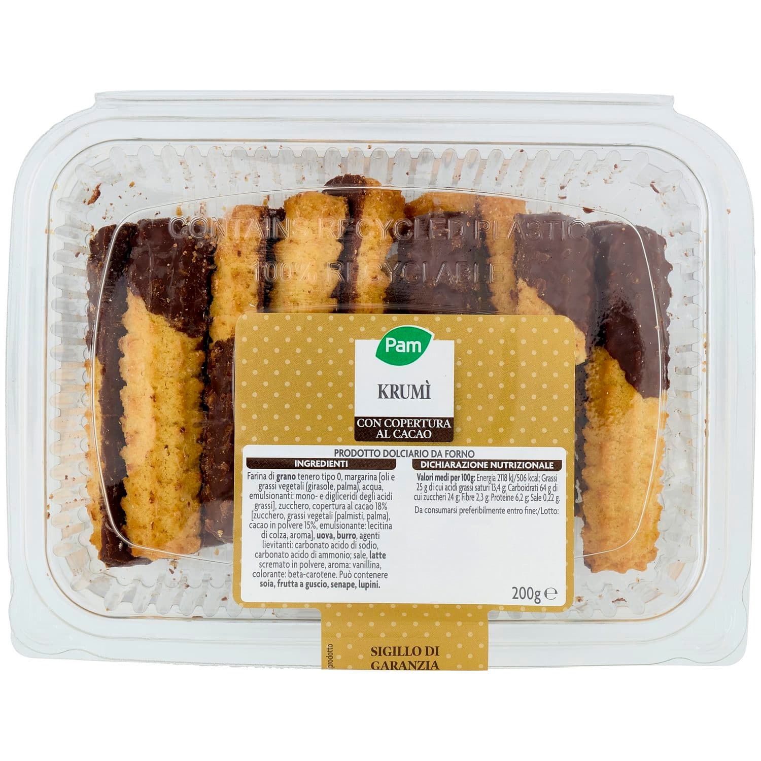 PAM Krumì con Copertura al Cacao 200 g – immagine 2
