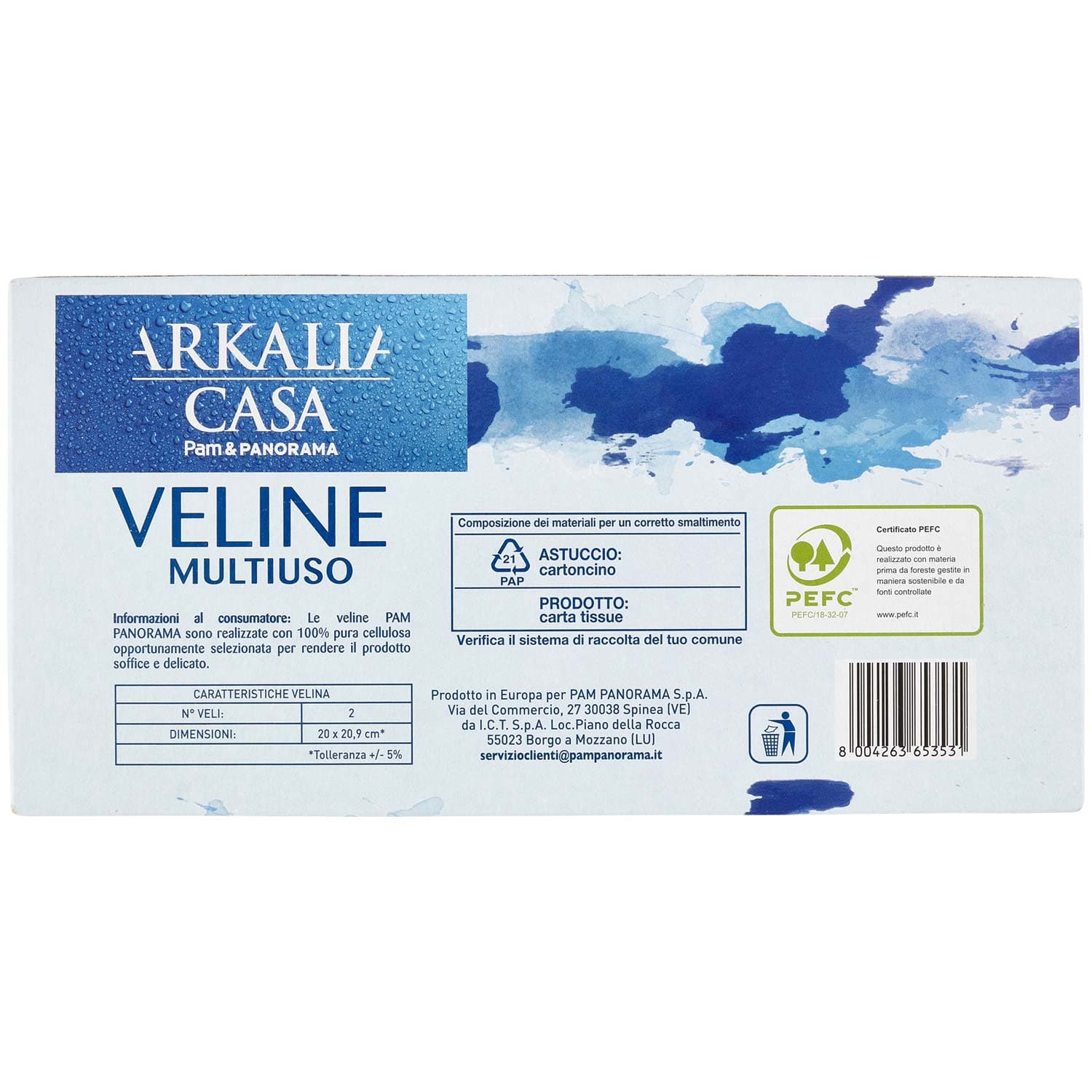 PAM PANORAMA Veline multiuso 100 pz – immagine 4