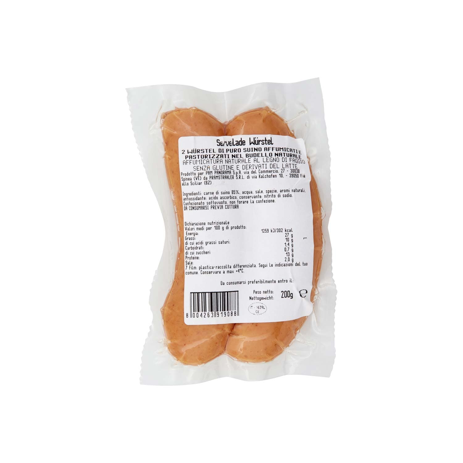 TESORI DELL'ARCA Würstel Artigianali Altoatesini 200 g – immagine 4