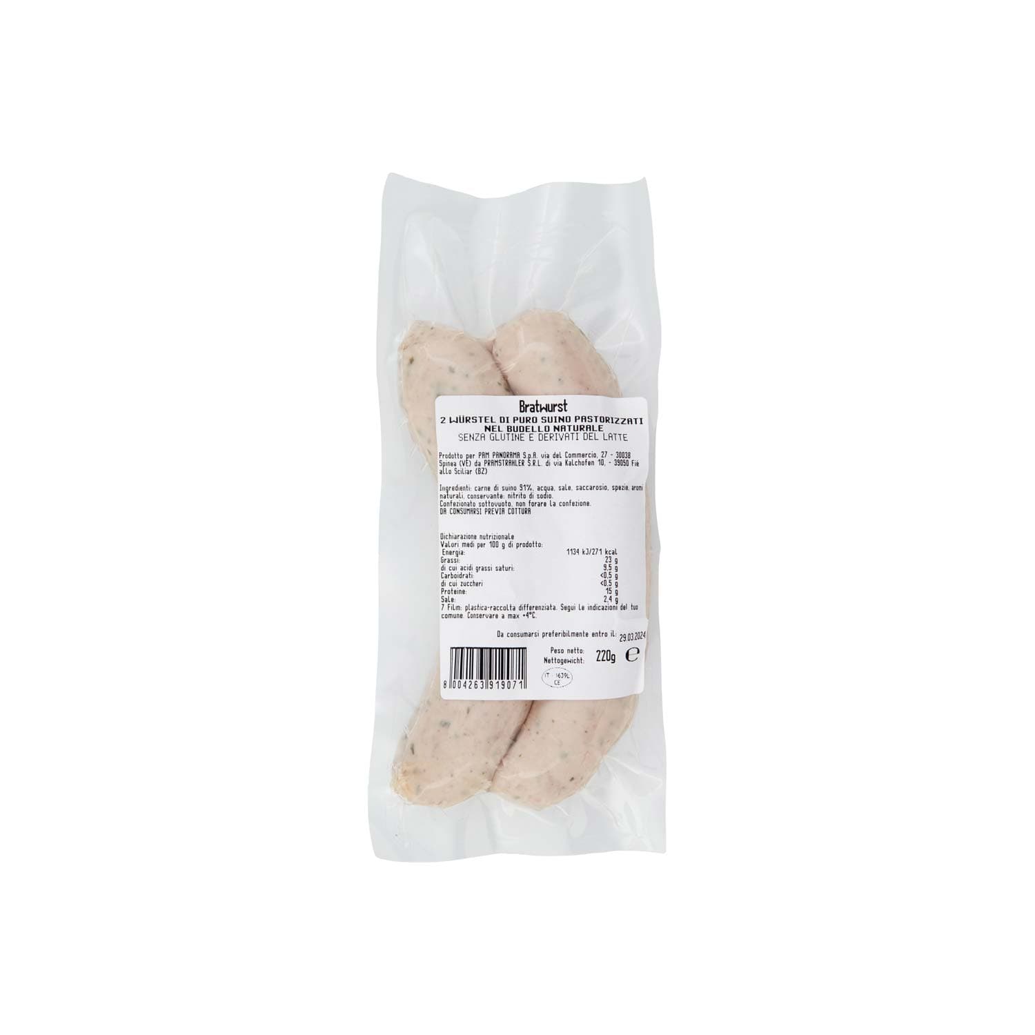 TESORI DELL'ARCA Würstel Artigianali Altoatesini 220 g – immagine 4