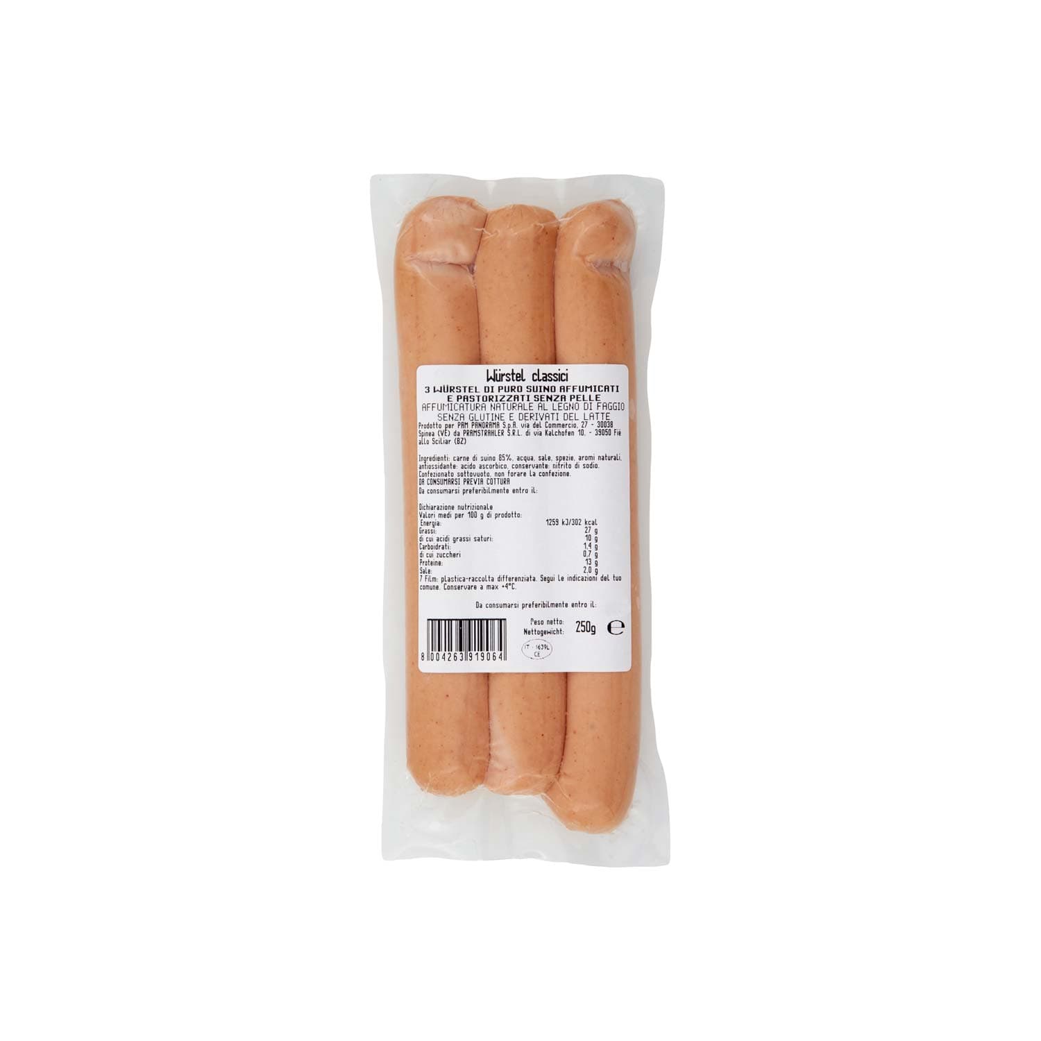 TESORI DELL'ARCA Würstel Artigianali Altoatesini 250 g – immagine 4