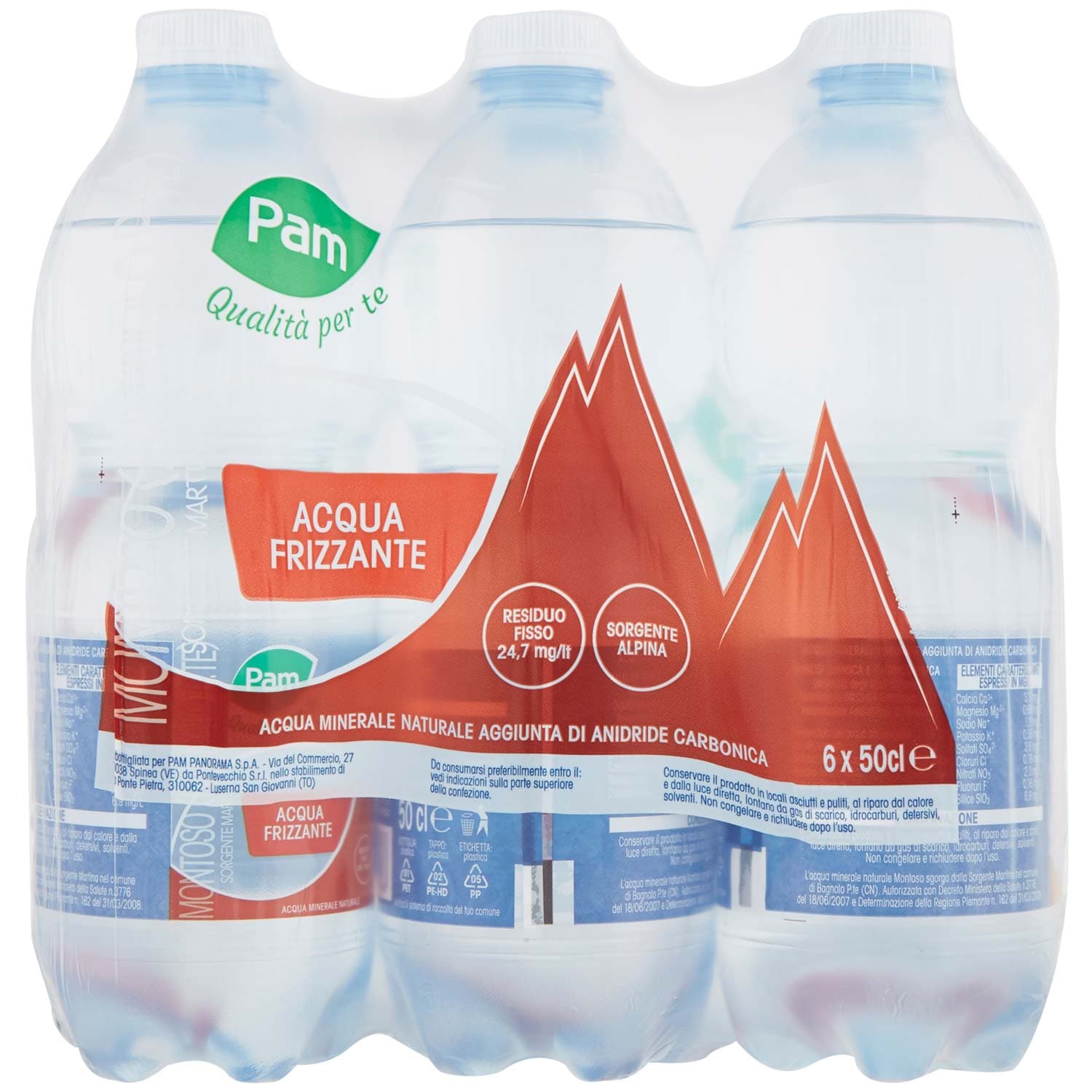 PAM Qualità per te Acqua Frizzante 6 x 0,50 cl – immagine 4