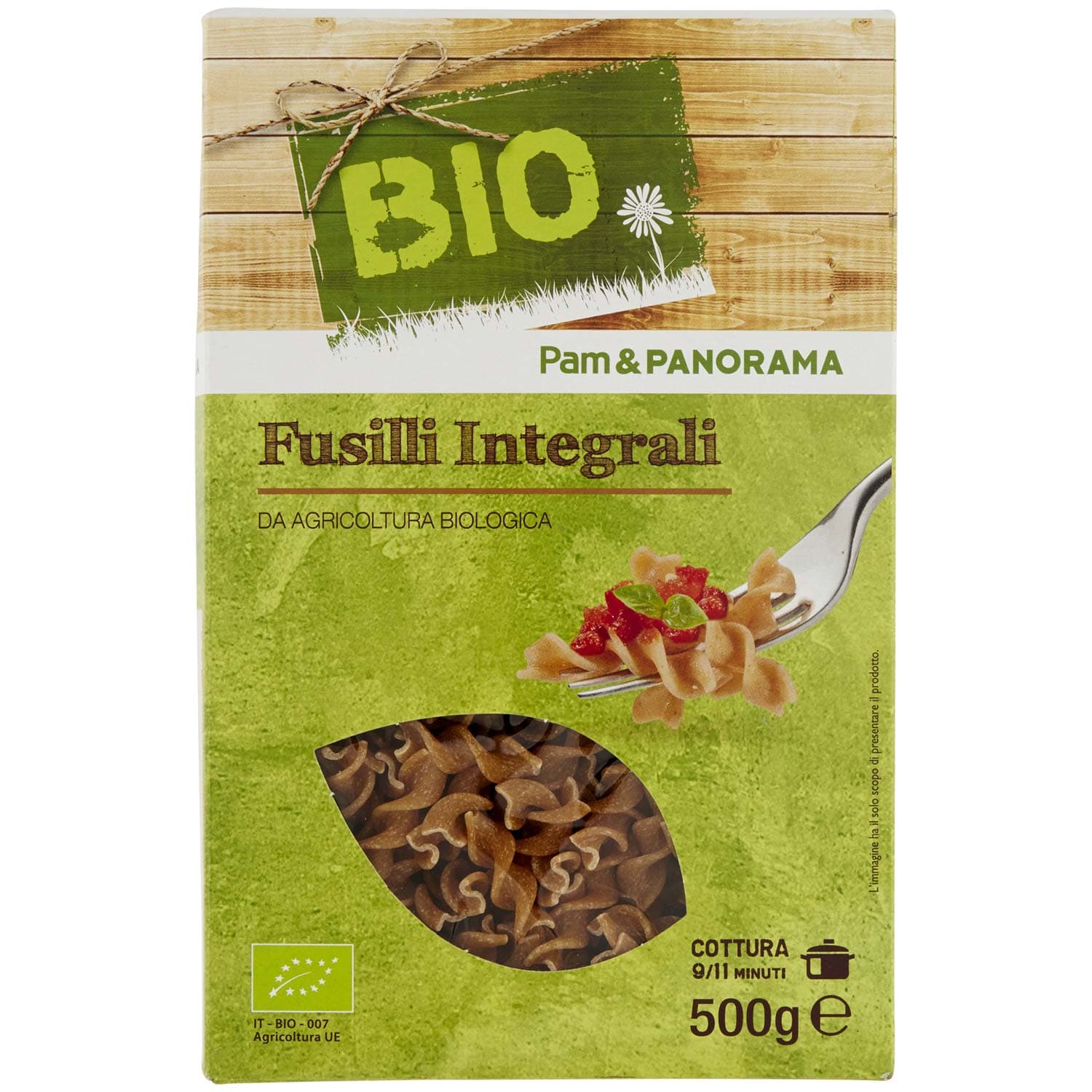 BIO Fusilli Integrali 500 g – immagine 2