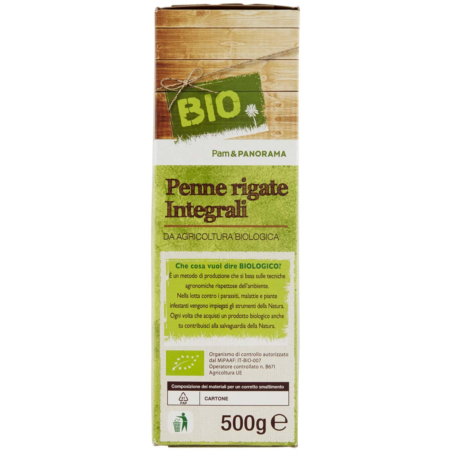 BIO Penne rigate Integrali 500 g – immagine 3