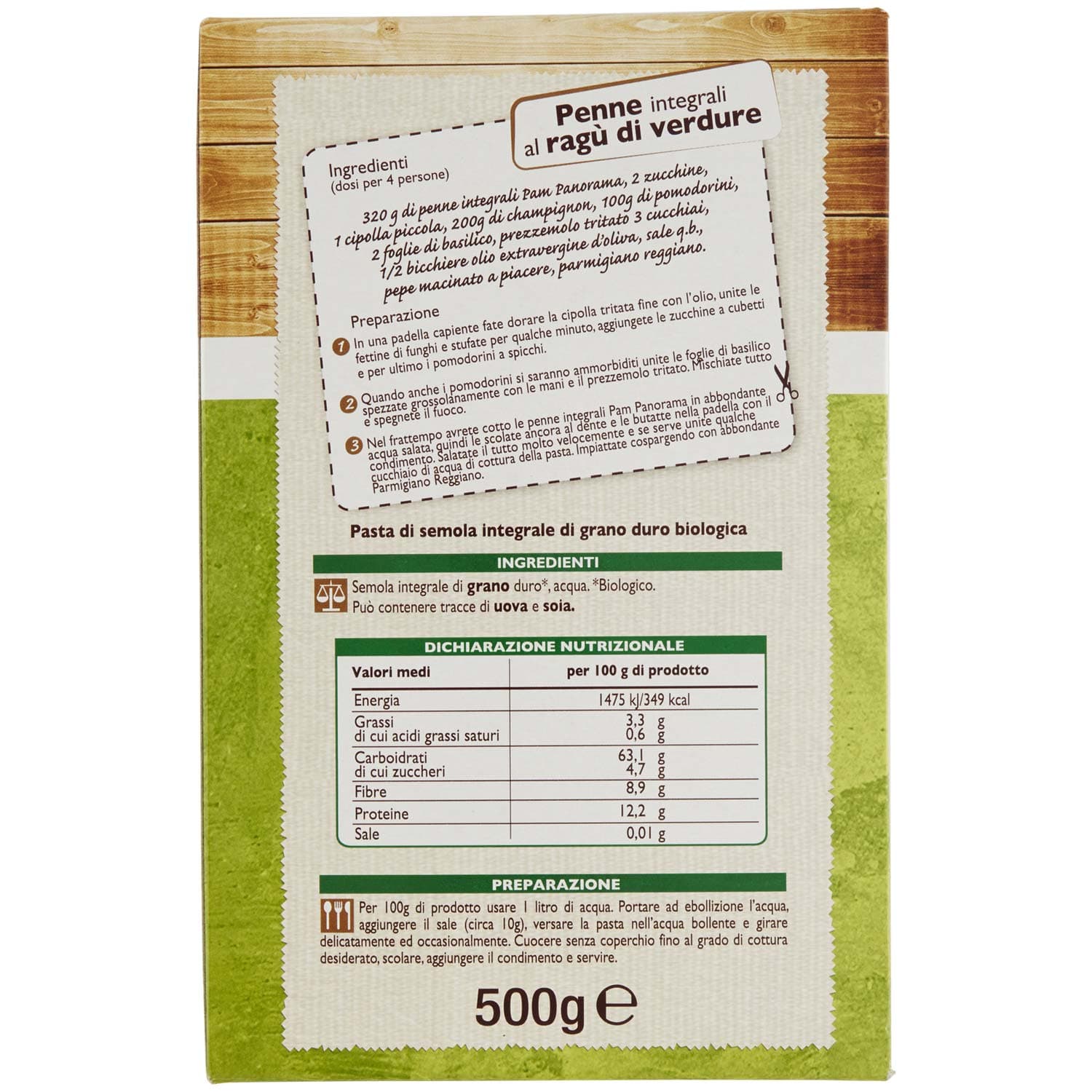 BIO Penne rigate Integrali 500 g – immagine 4