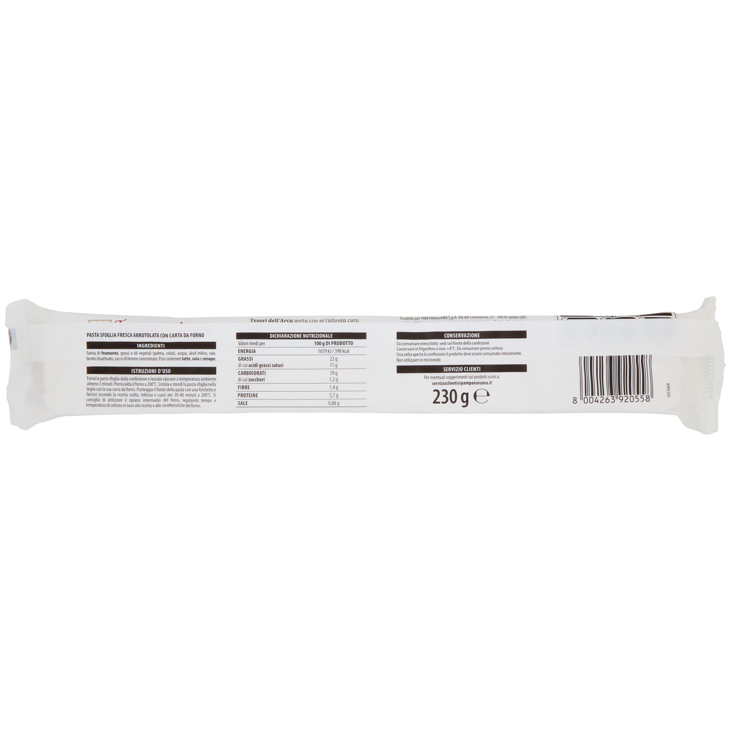 TESORI DELL'ARCA Gran Sfoglia Rotonda 230 g – immagine 7