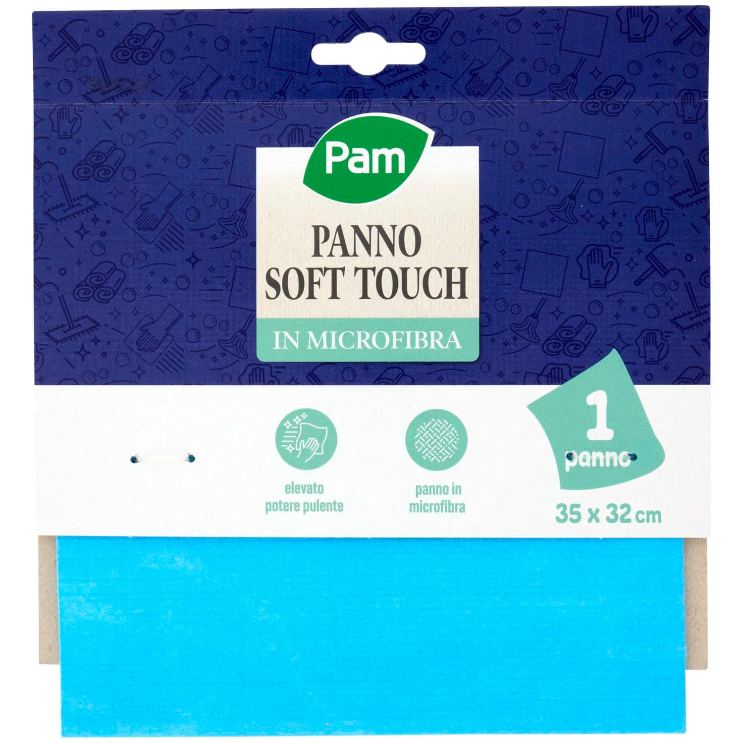 PAM Panno Soft Touch in Microfibra 35 x 32 cm 1 pz – immagine 2