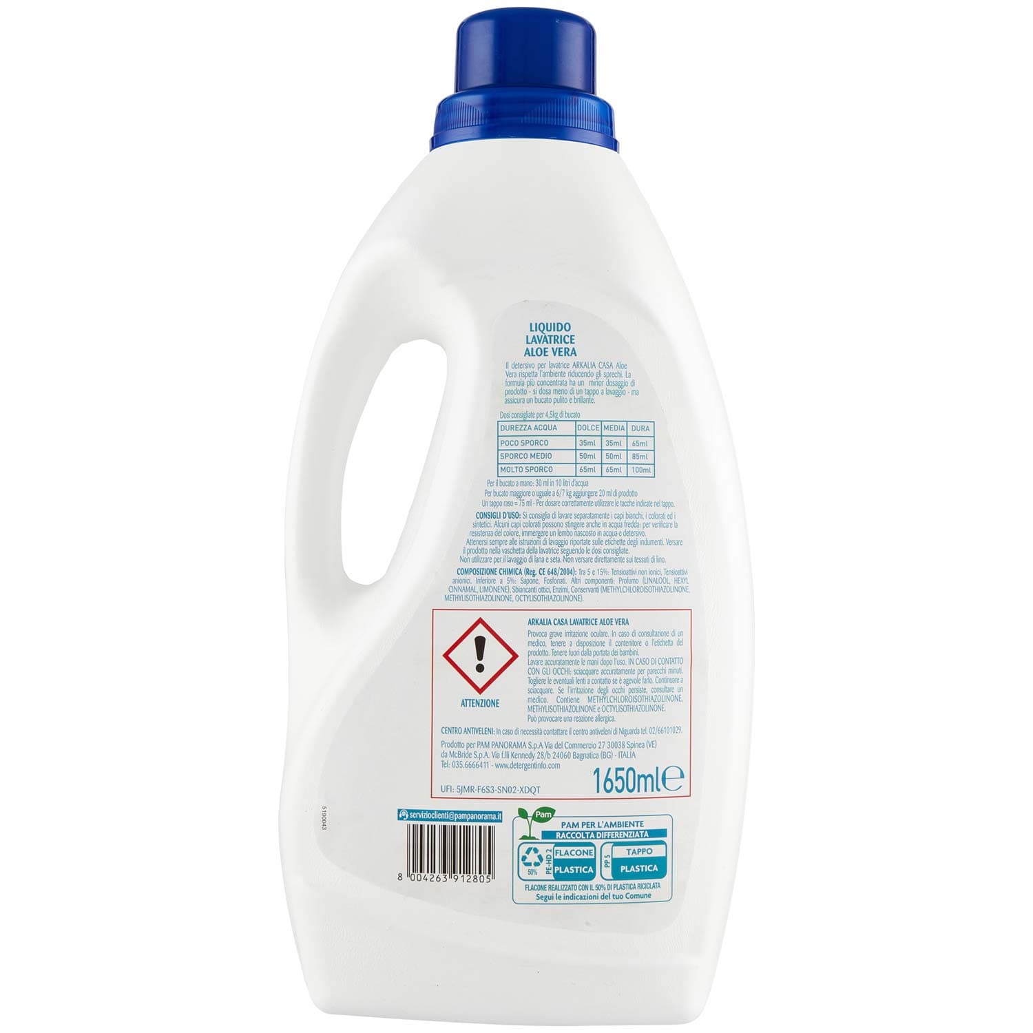 ARKALIA CASA Lavatrice Aloe Vera 1650 ml – immagine 4