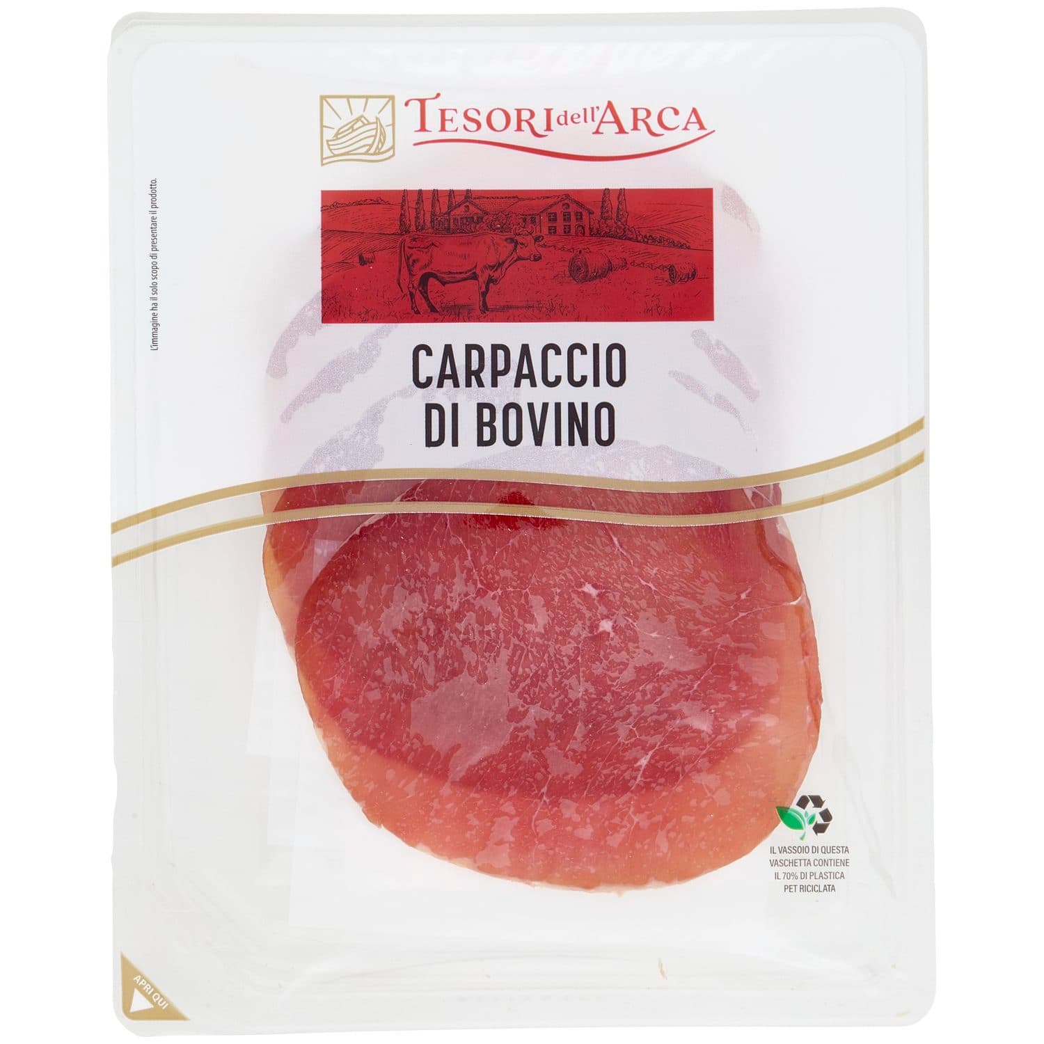 TESORI DELL'ARCA Carpaccio di Bovino 80 g – immagine 2