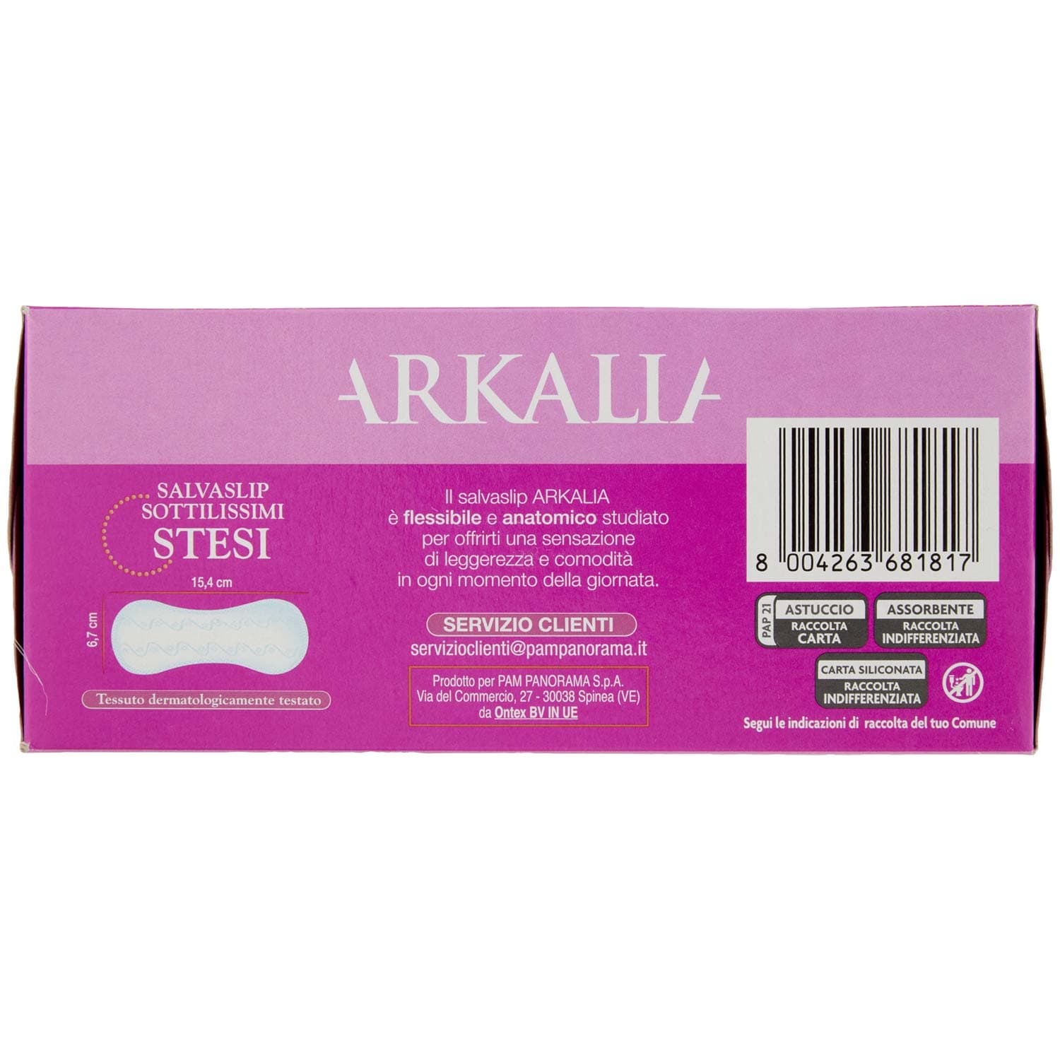 ARKALIA Salvaslip Stesi Sottilissimi 32 pz – immagine 4