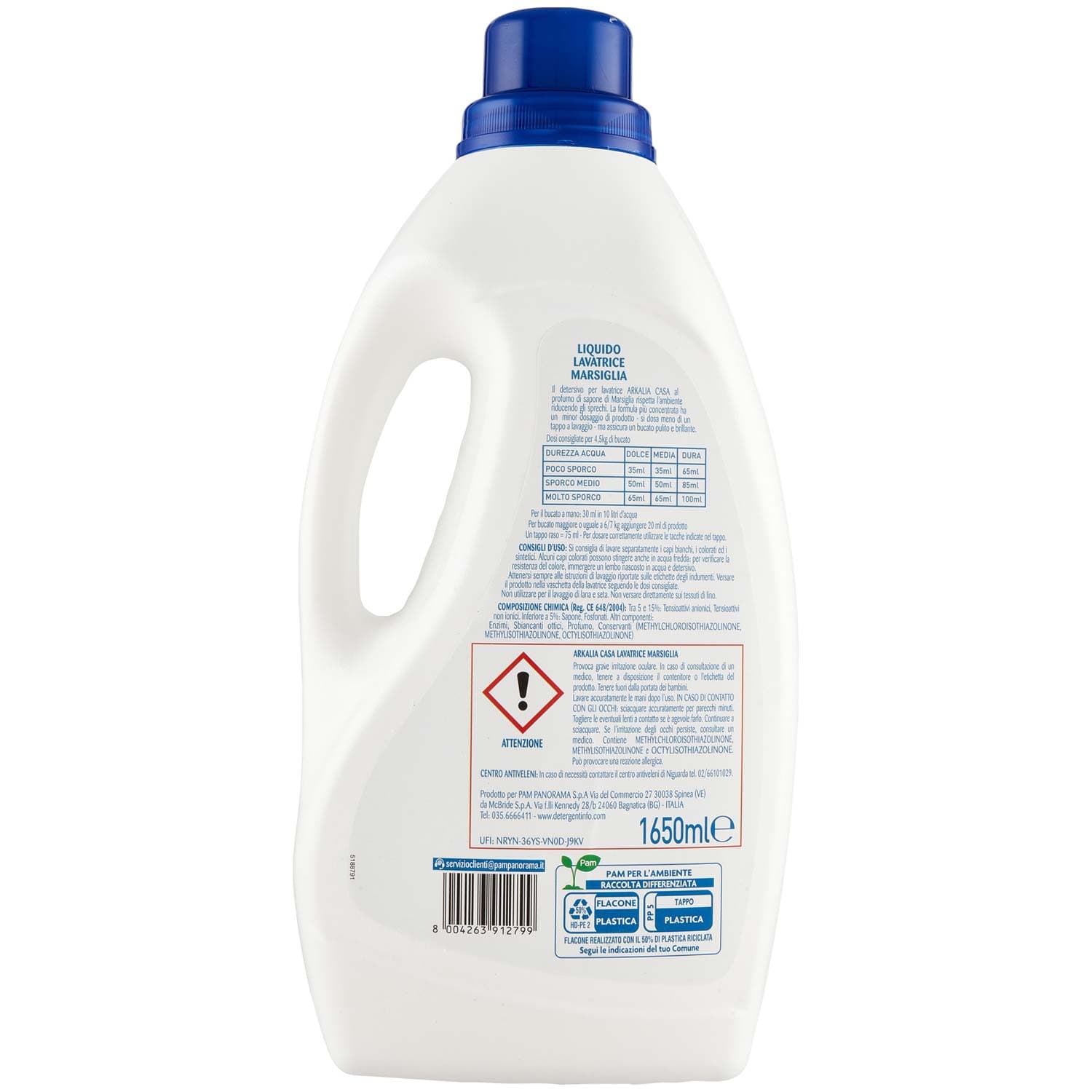 ARKALIA CASA Lavatrice Marsiglia 1650 ml – immagine 4