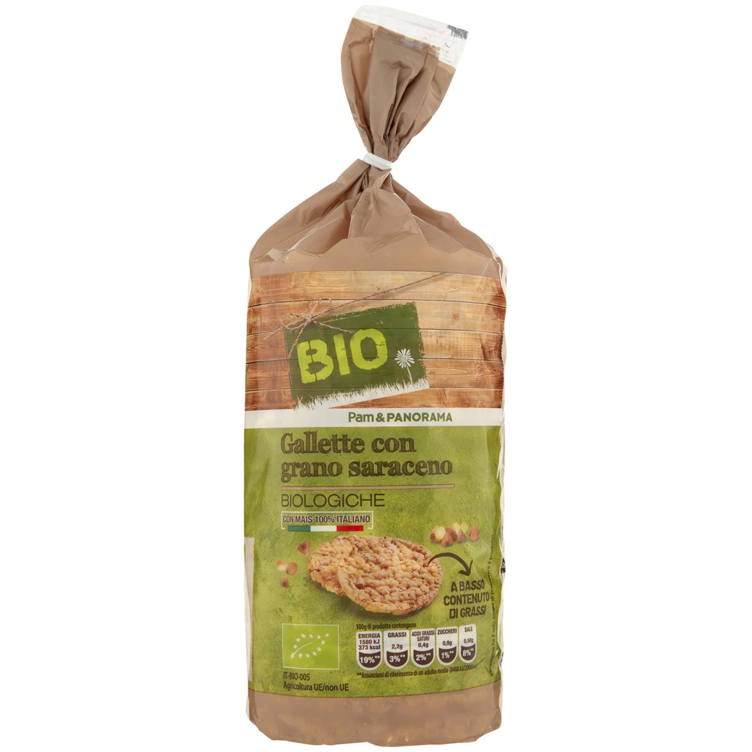 BIO Gallette con grano saraceno Biologiche 120 g – immagine 2