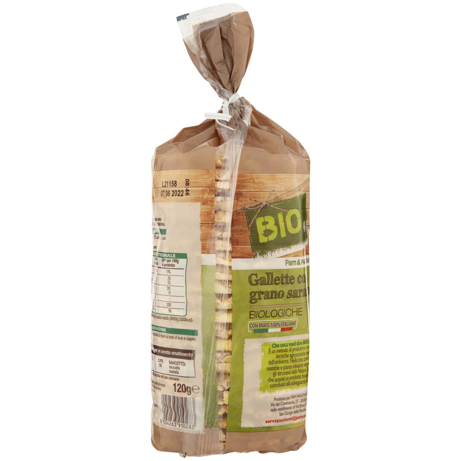 BIO Gallette con grano saraceno Biologiche 120 g – immagine 4