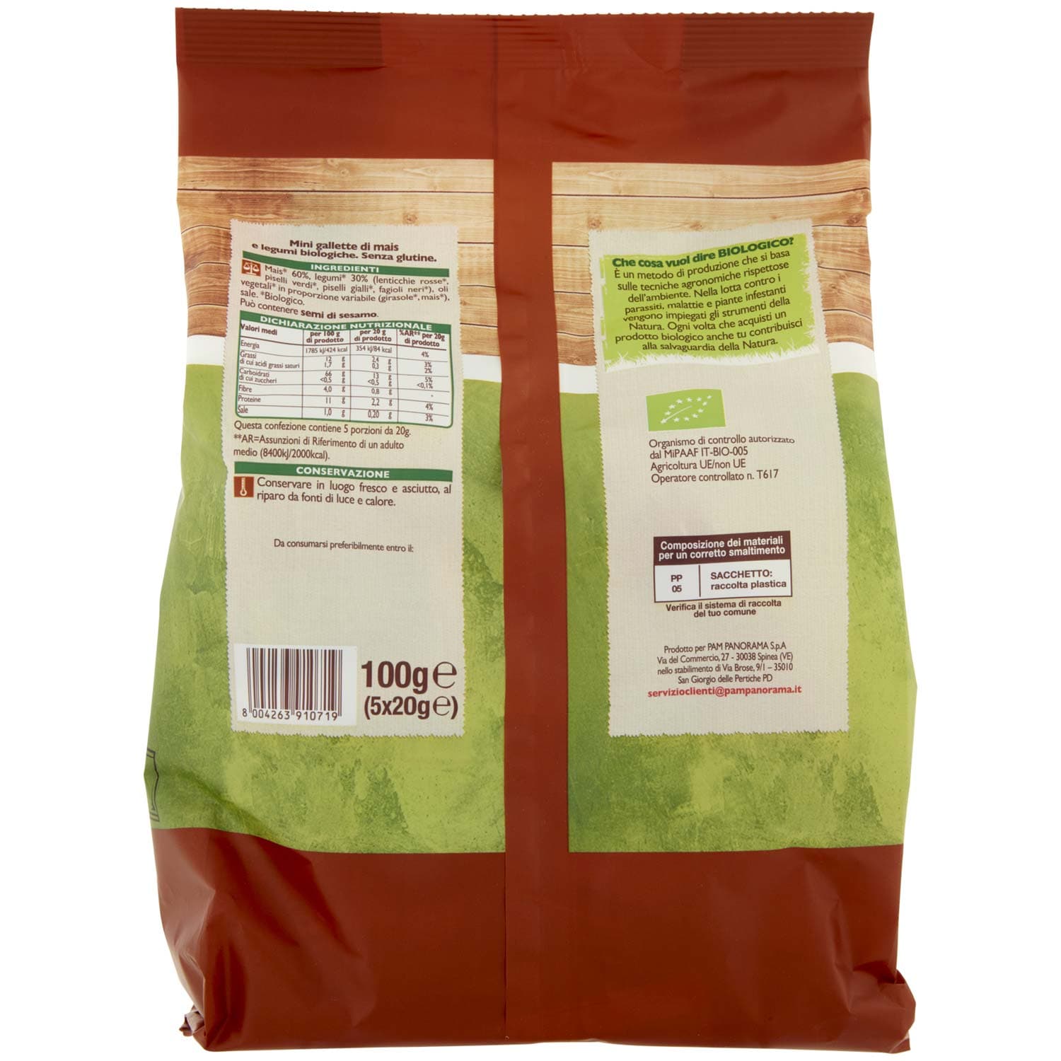 BIO Triangolini ai legumi 5 x 20 g – immagine 4