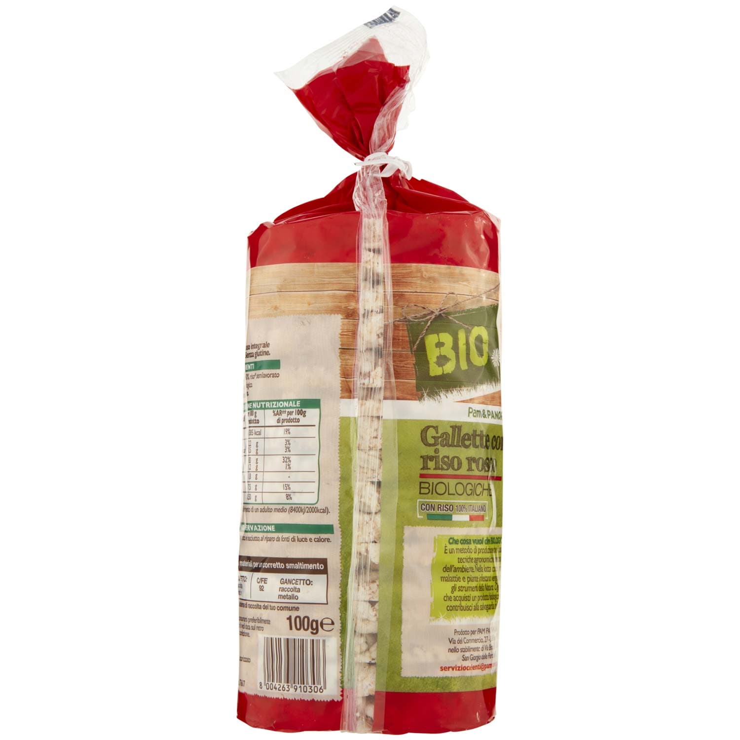 BIO Gallette con riso rosso Biologiche 100 g – immagine 4