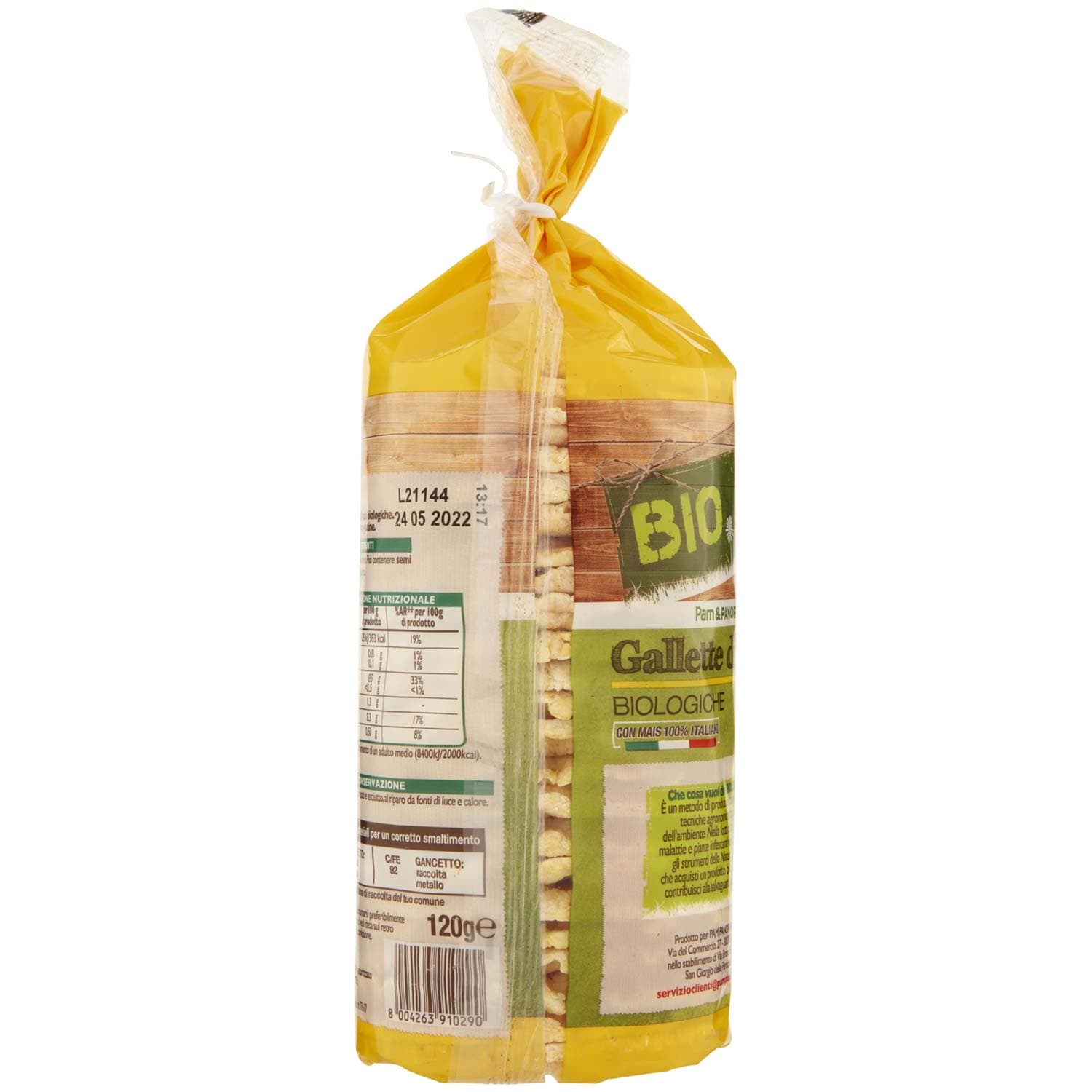 BIO Gallette di mais Biologiche 120 g – immagine 4