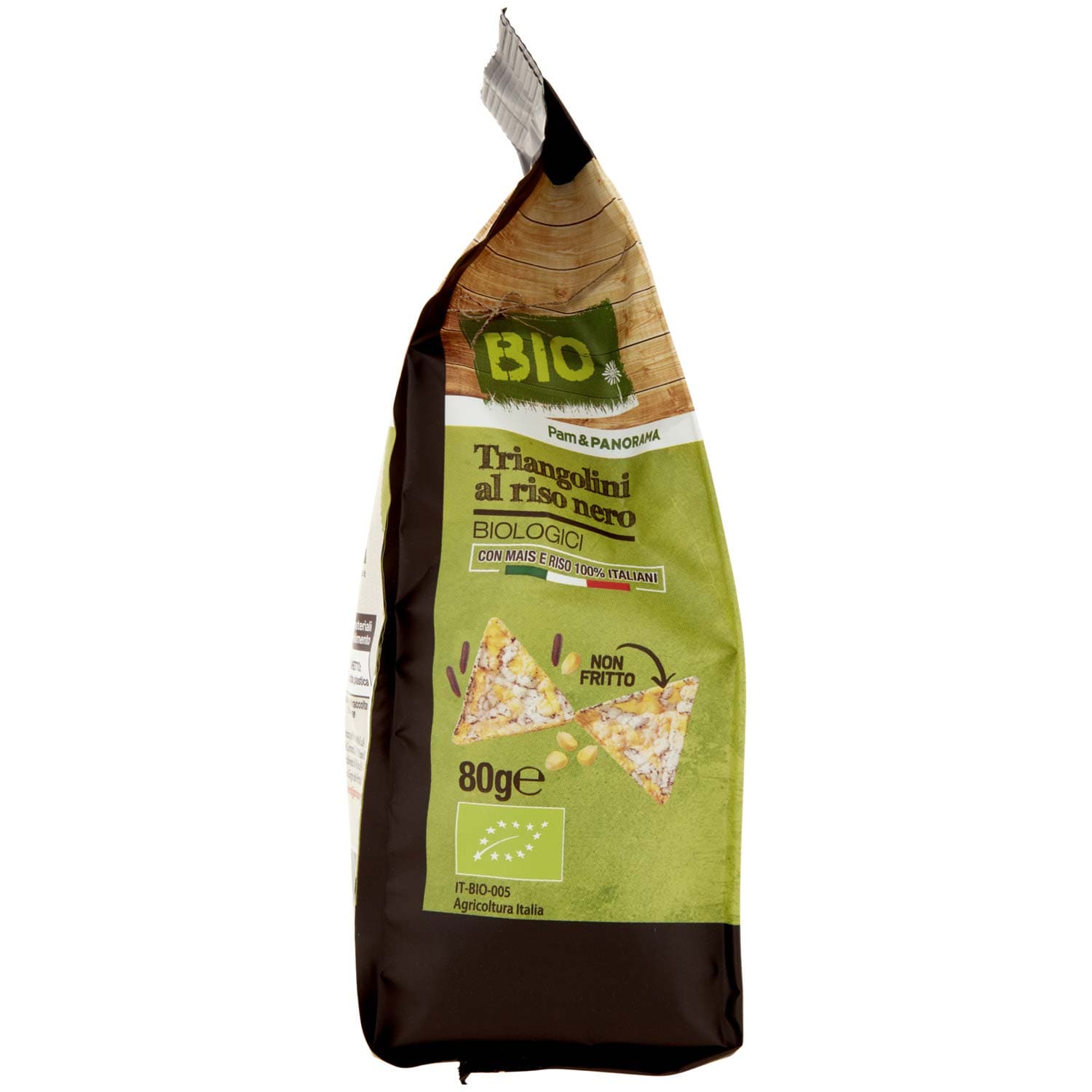 BIO Triangolini al riso nero Biologici 80 g – immagine 3